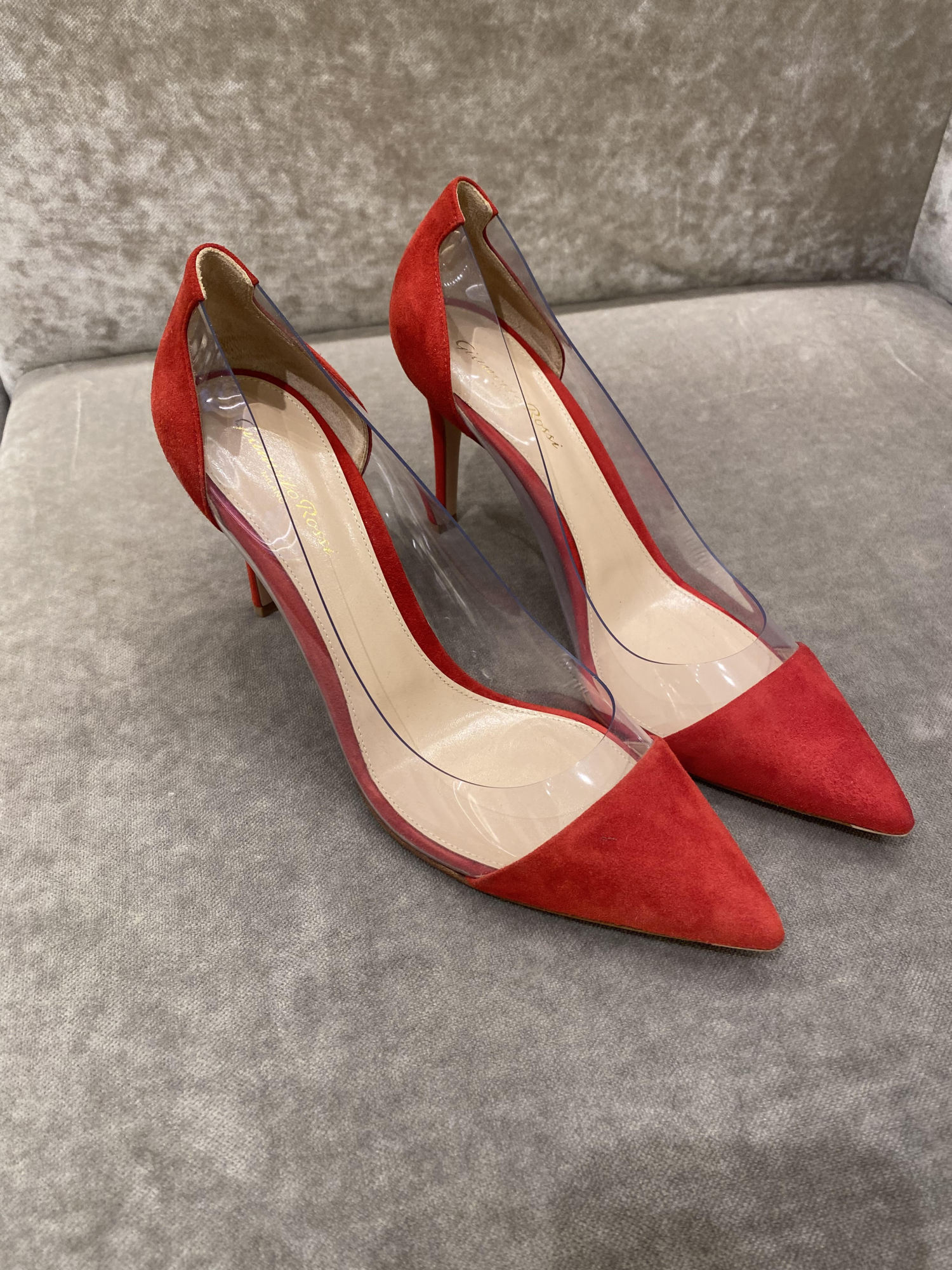 GIANVITO ROSSI POINTED HIGH HEELS