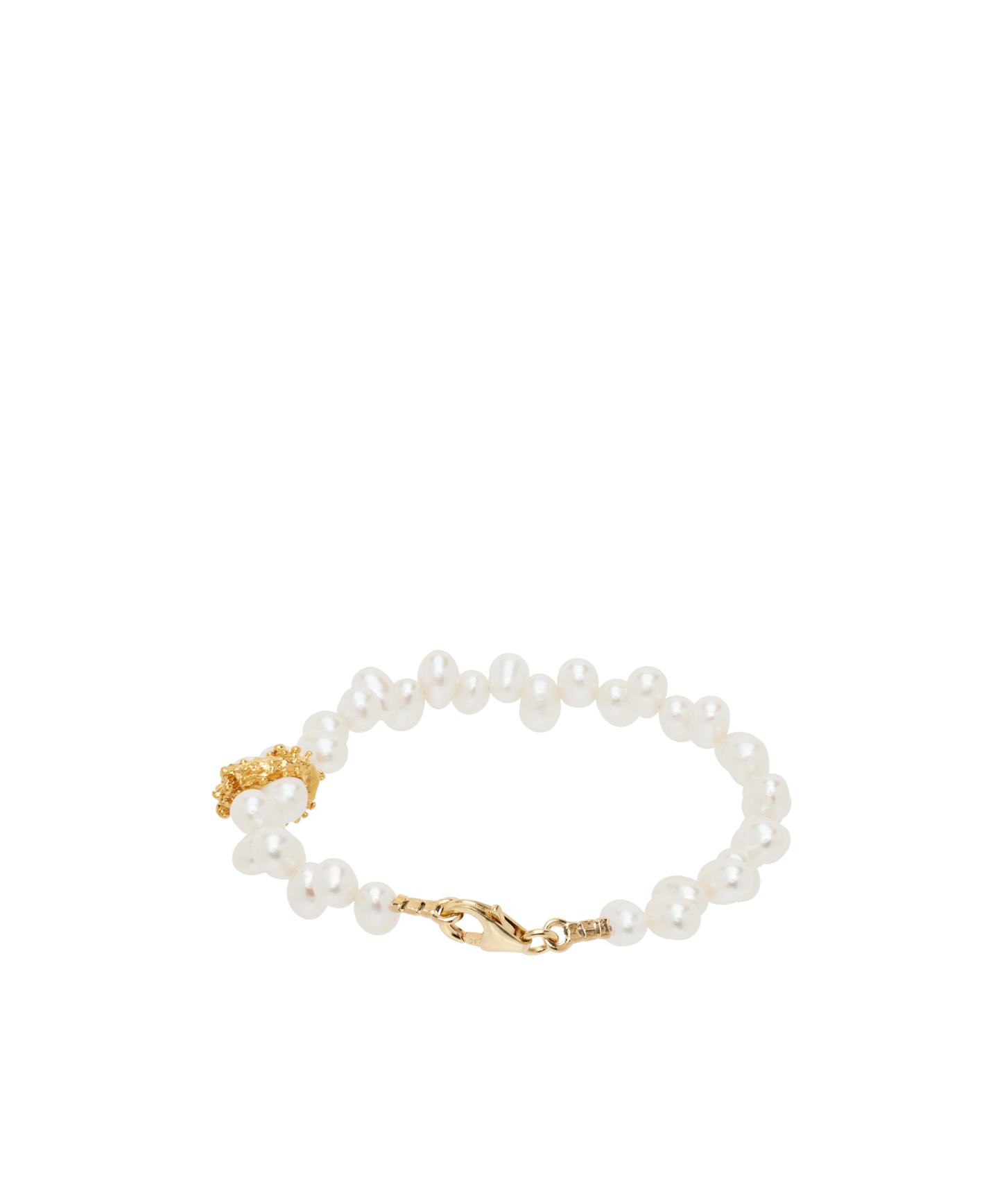 Alighieri White & Gold 'the Calliope' Bracelet In White
