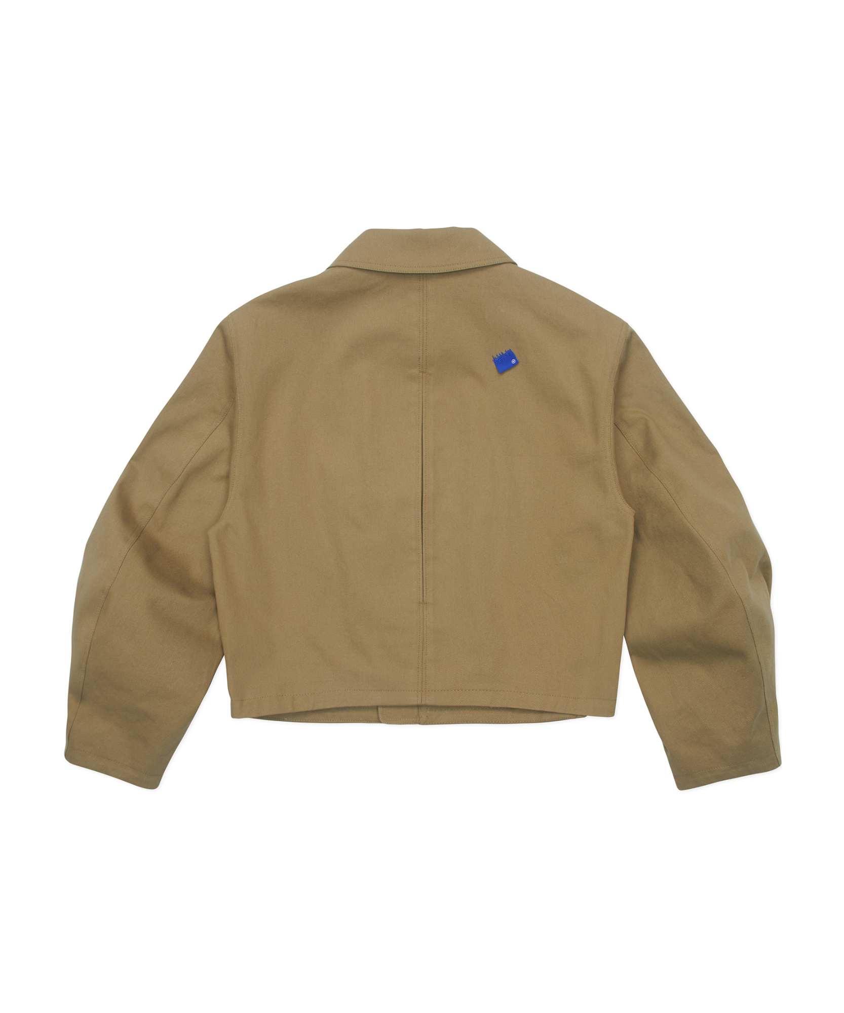 Ader Error Trs Tag 01 Logo Patch Casual Jacket In Brown