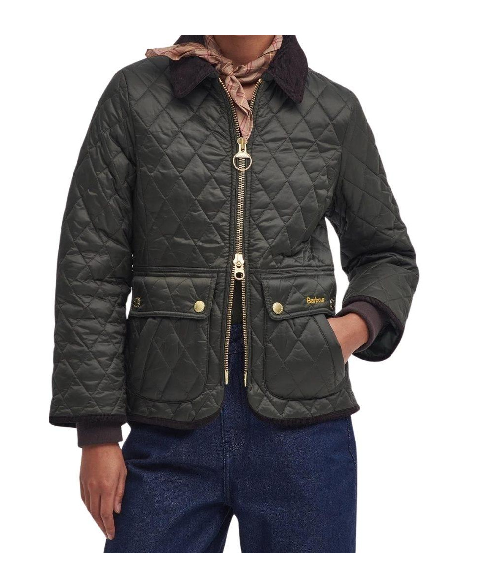 Barbour Beadnell Quilted Jacket In Black