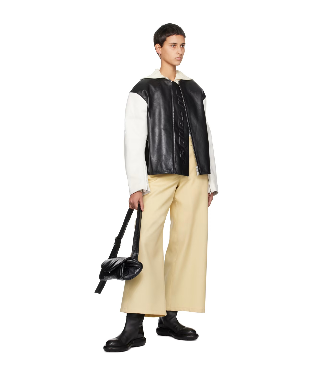 Jil Sander Yellow Relaxed-fit Trousers In Nude