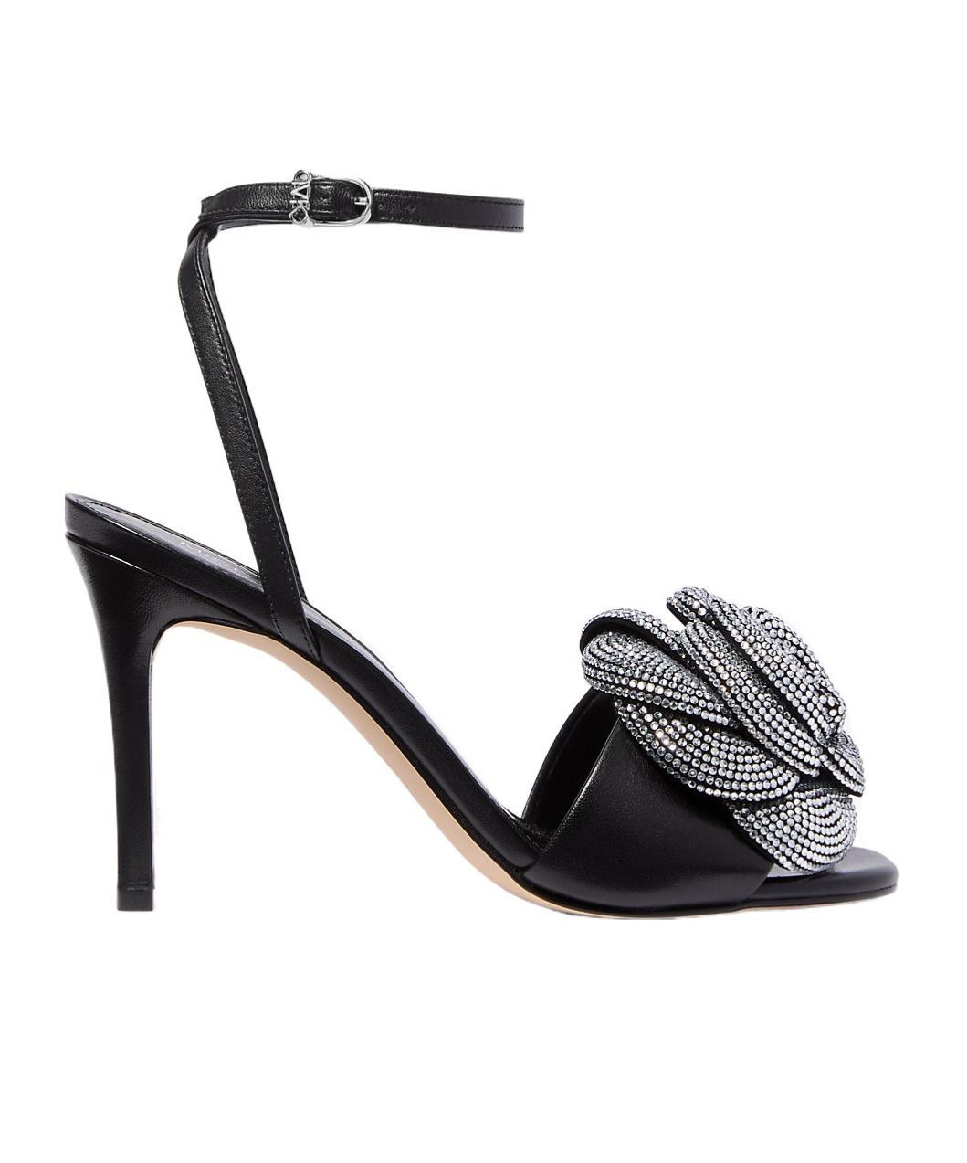 Michael Kors Open-toed High-heeled Sandals In Black