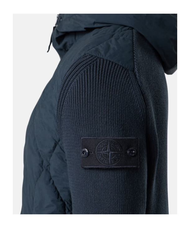 Stone Island Hooded Jacket With Padding And Anti-drop