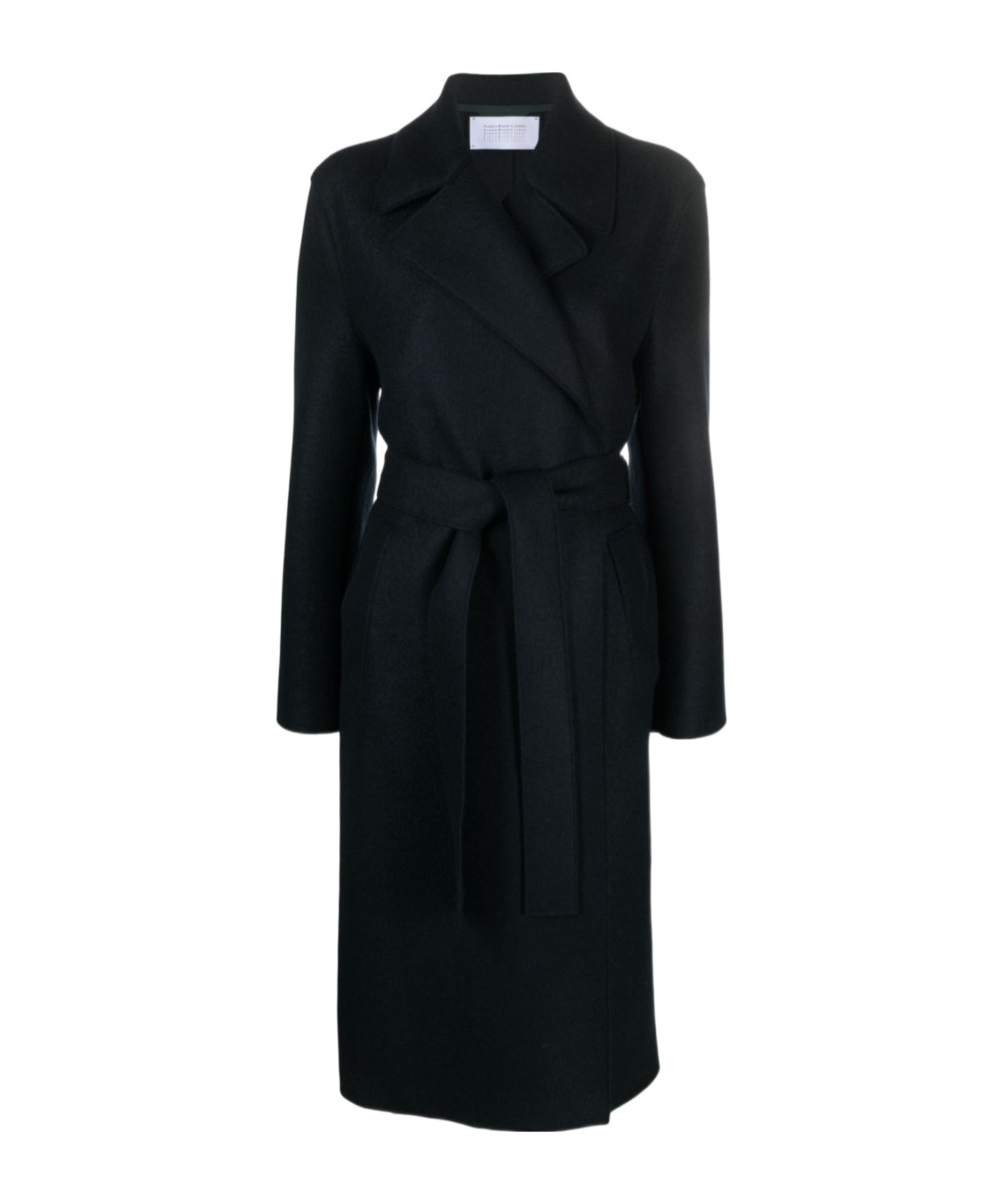 HARRIS WHARF LONDON TIED-WAIST VIRGIN-WOOL COAT 