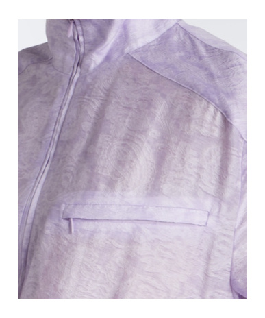 Christopher Esber Light Leak Jacquard Romper In Purple