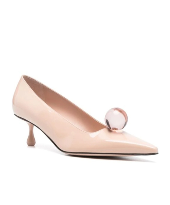 Jimmy Choo Pointed High Heels In Nude