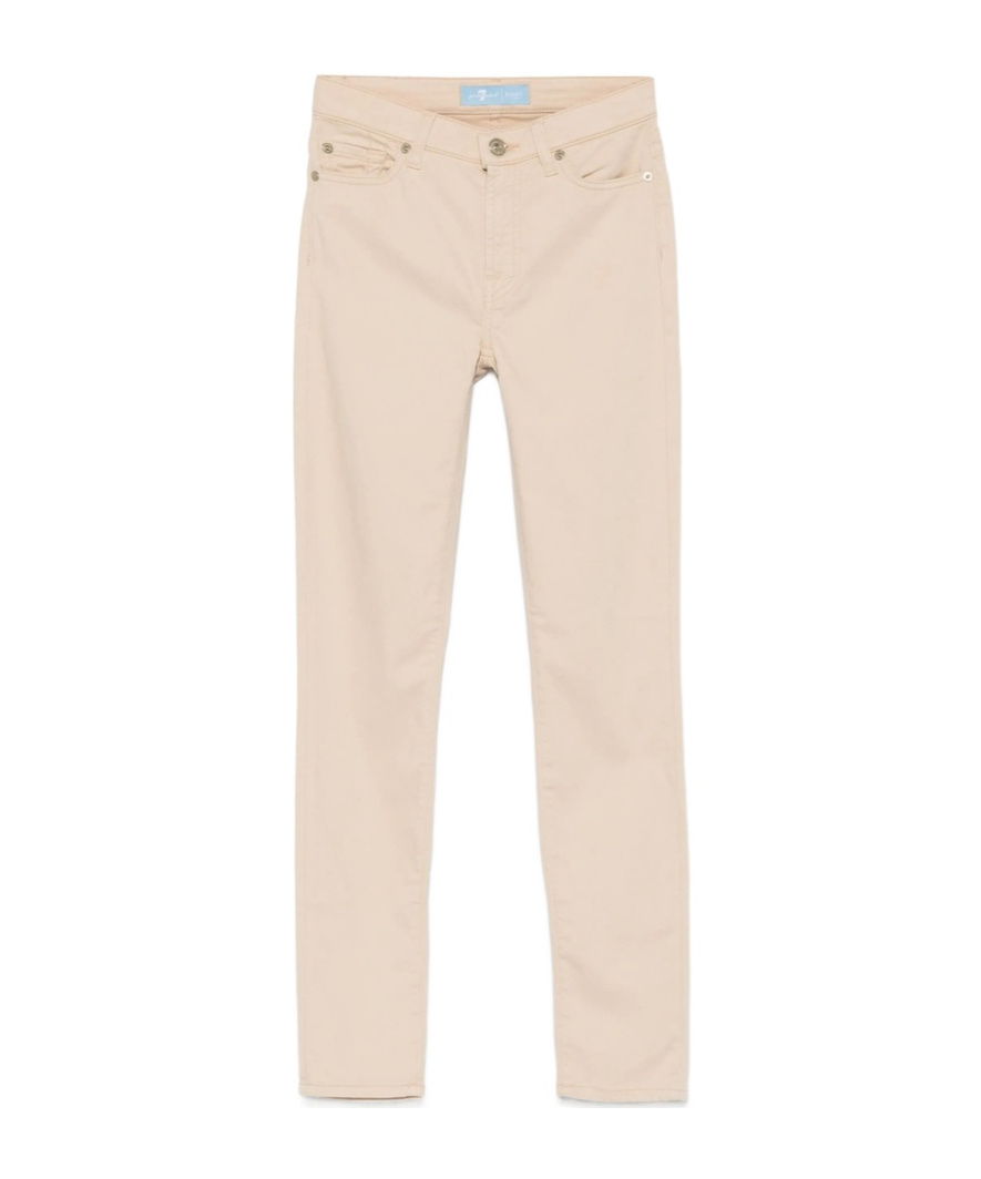 7 For All Mankind Straight-leg Jeans In Neutral