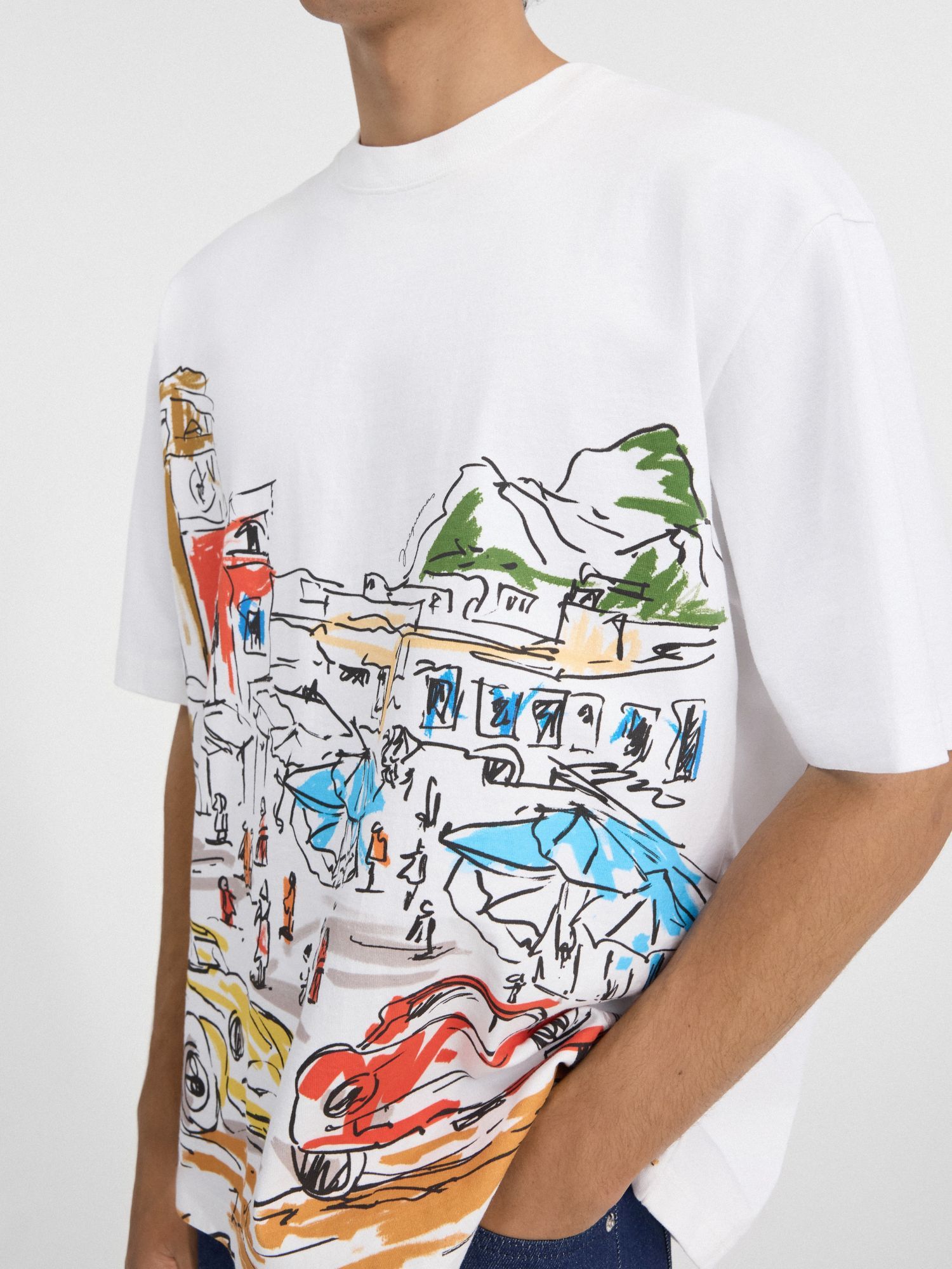Jacquemus Largo Cotton T-shirt In White