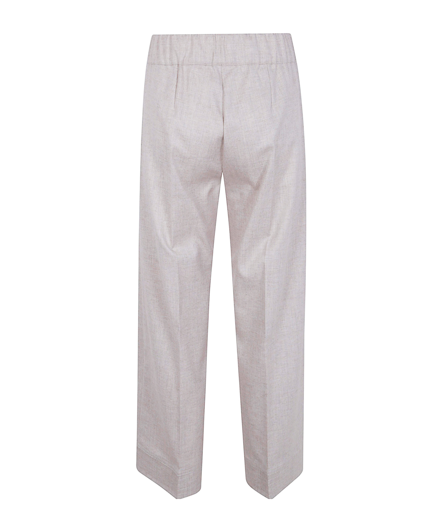 D Exterior D.exterior Soft Flanel Wide Leg Short Trousers In Gray