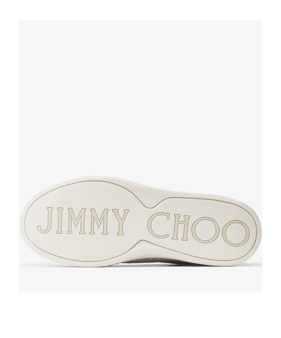 Jimmy Choo Rimini Low-cut Sneakers In White