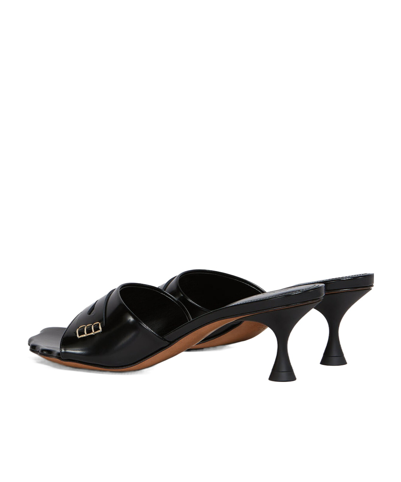 Marni Moonlight Slide Sandal In Black