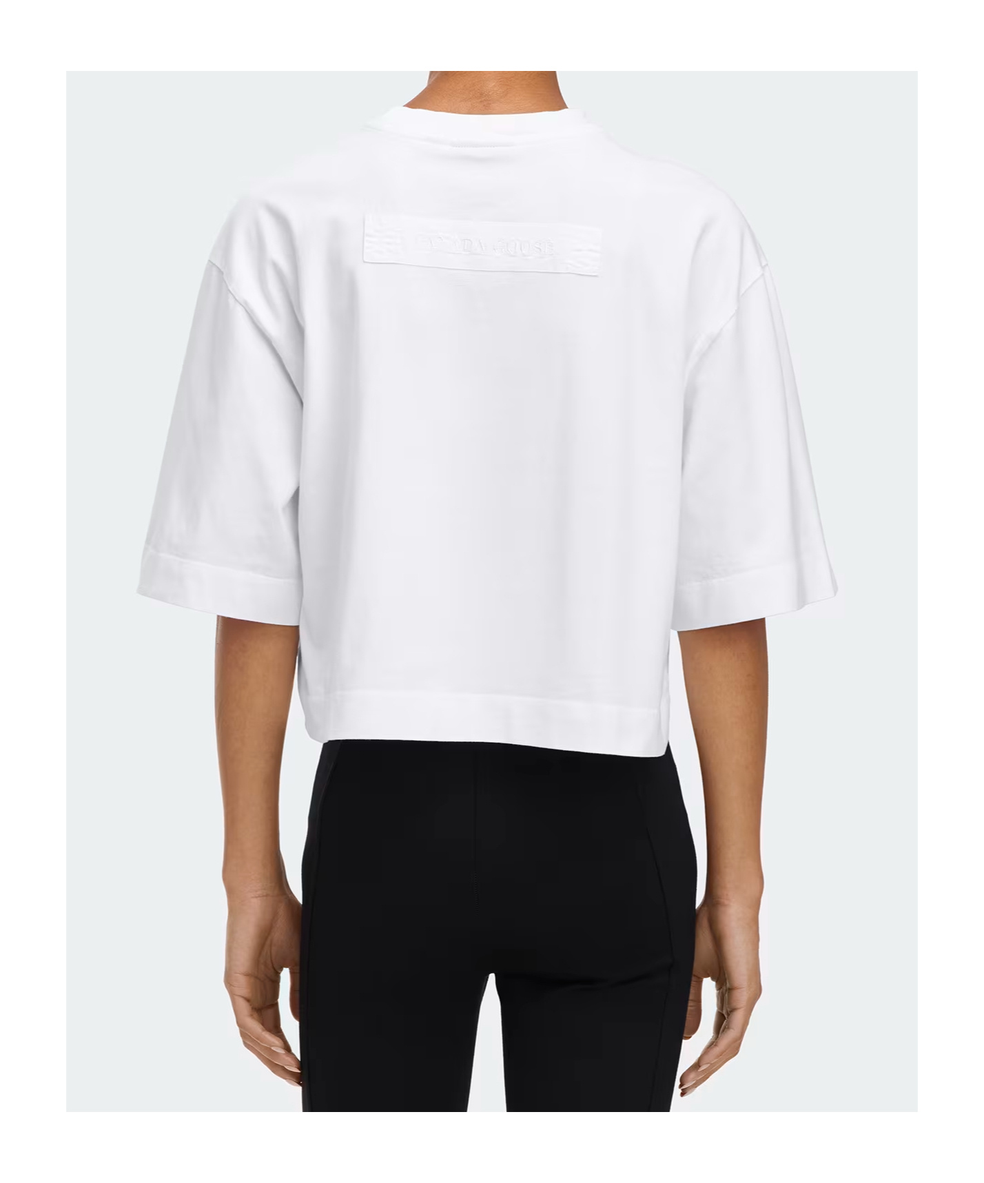 Canada Goose Addison Cropped T-shirt In White
