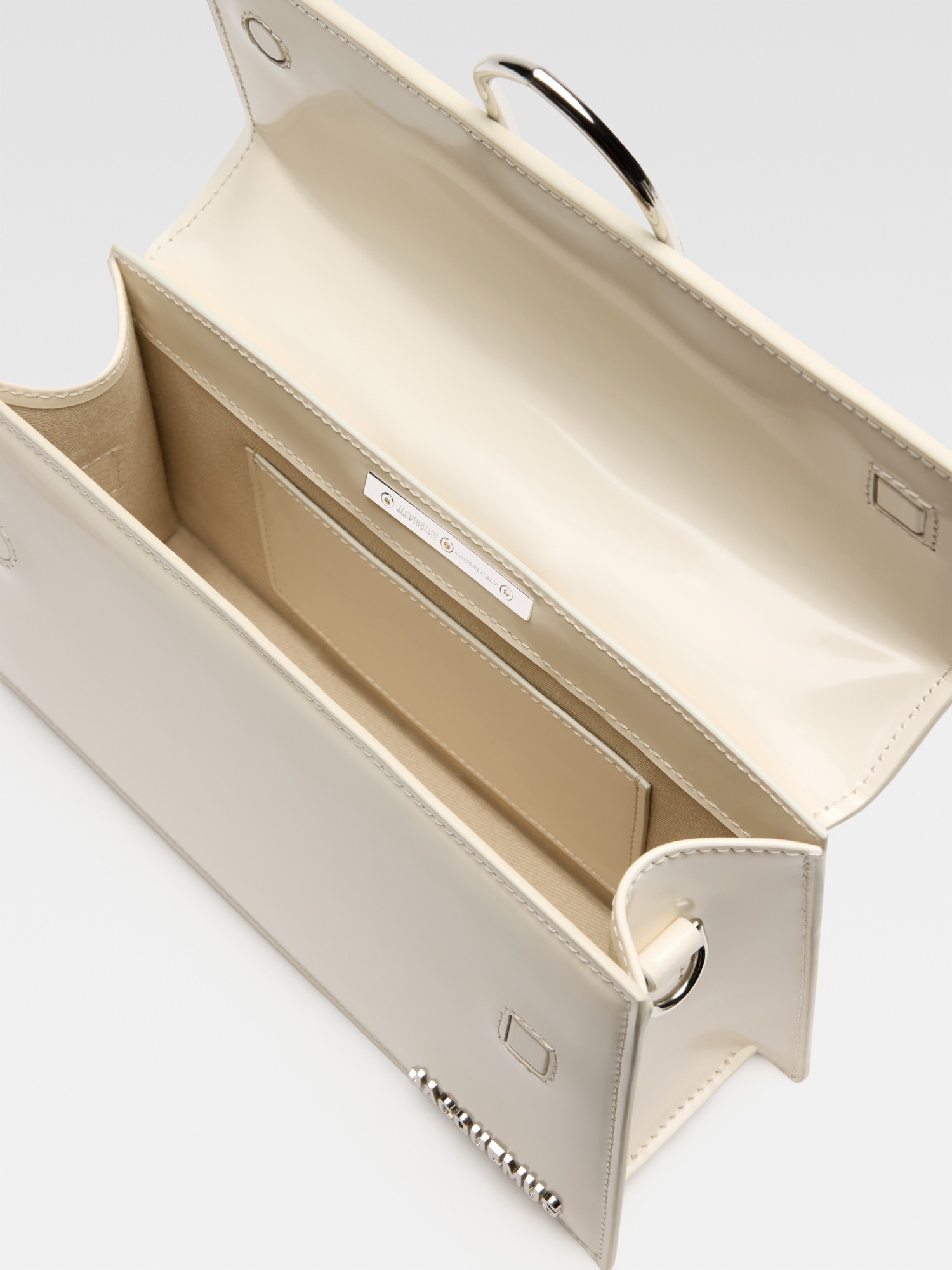 Jacquemus Flip Shoulder Bag In White