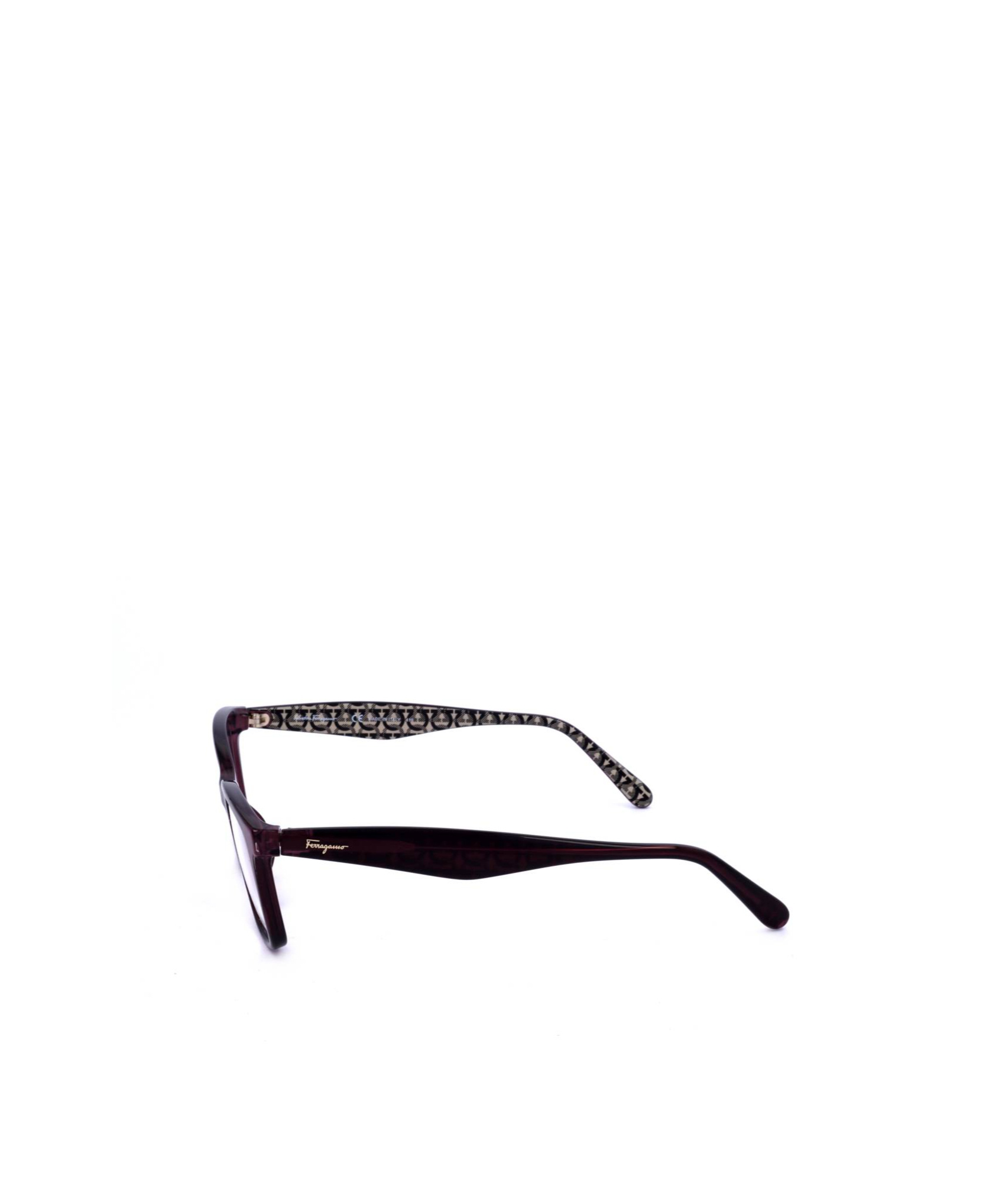 Ferragamo Eyewear Rectangle Frame Glasses In Brown