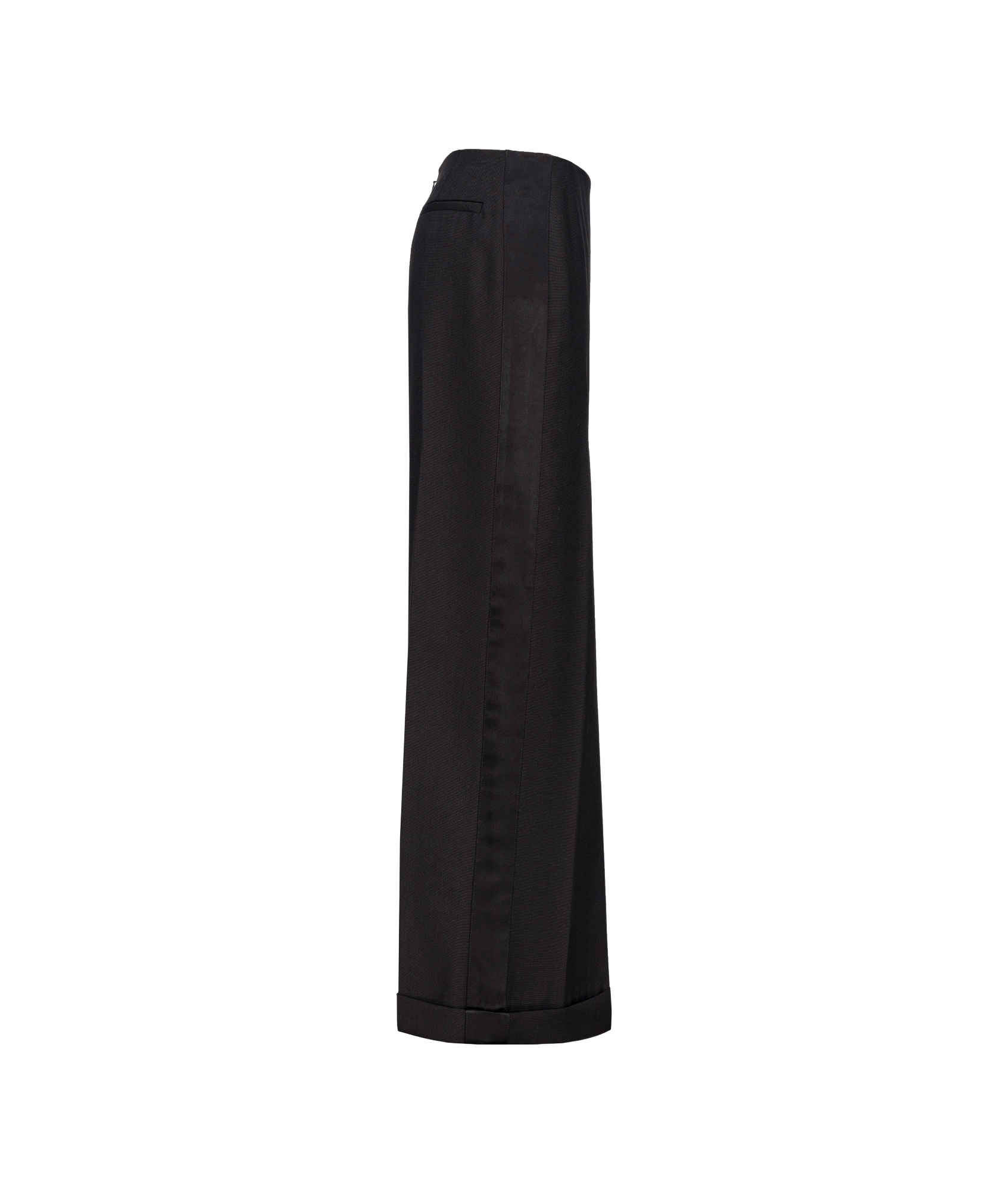 Pinko Split Skirt In Black