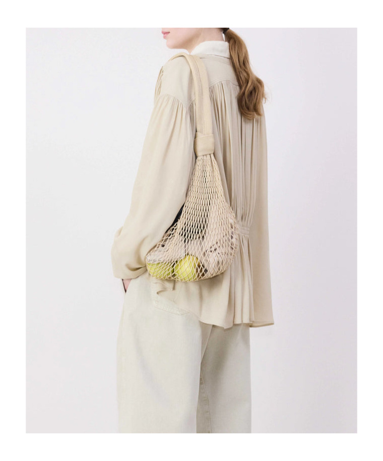 Lemaire Fortune Croissant Shoulder Bag In Nude