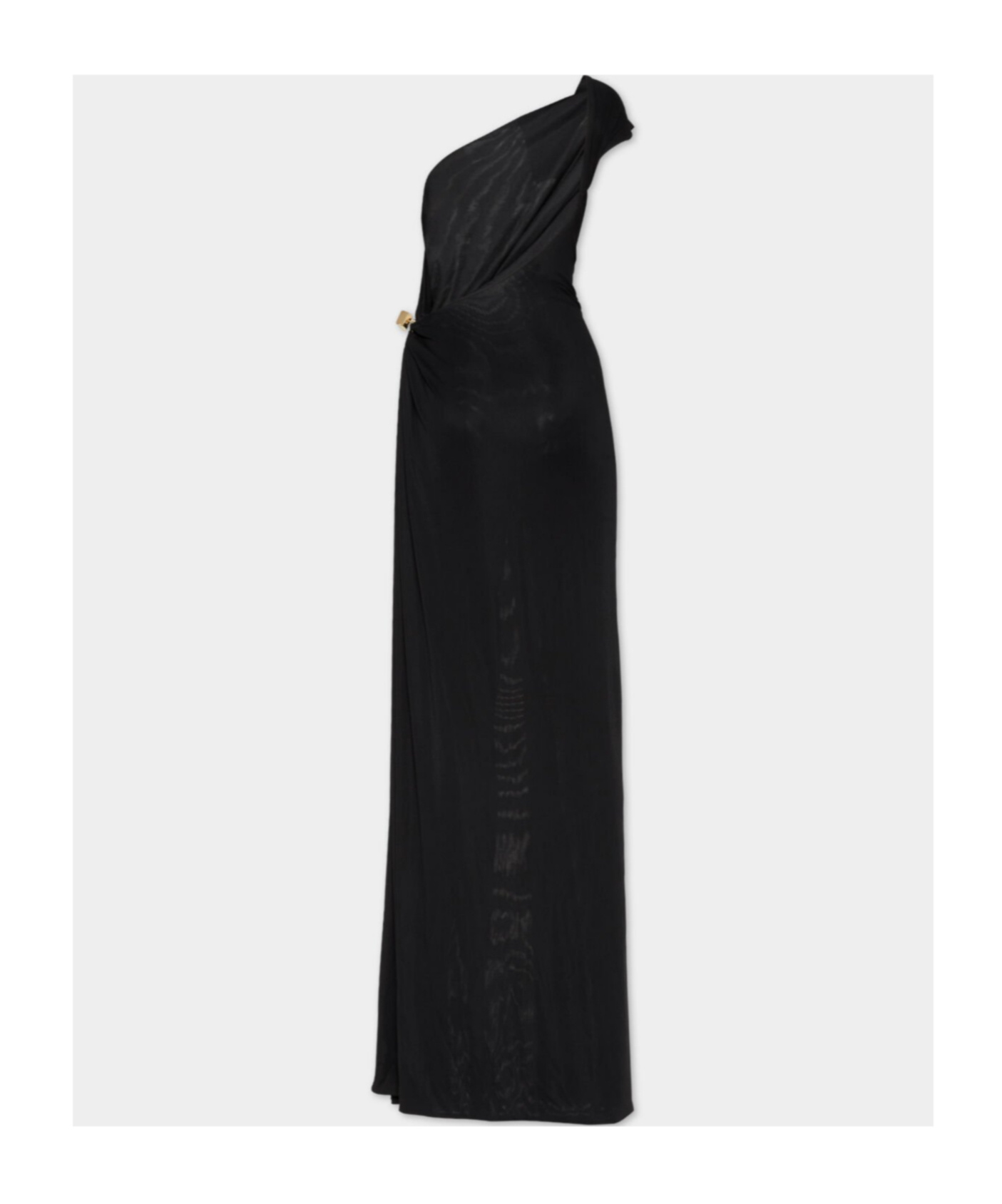 Dsquared2 Draped Gown In Black