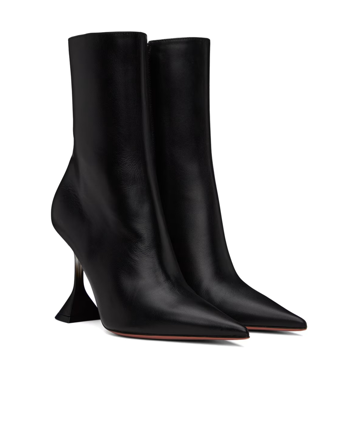 AMINA MUADDI GIORGIA GLASS SHORT BOOTS 