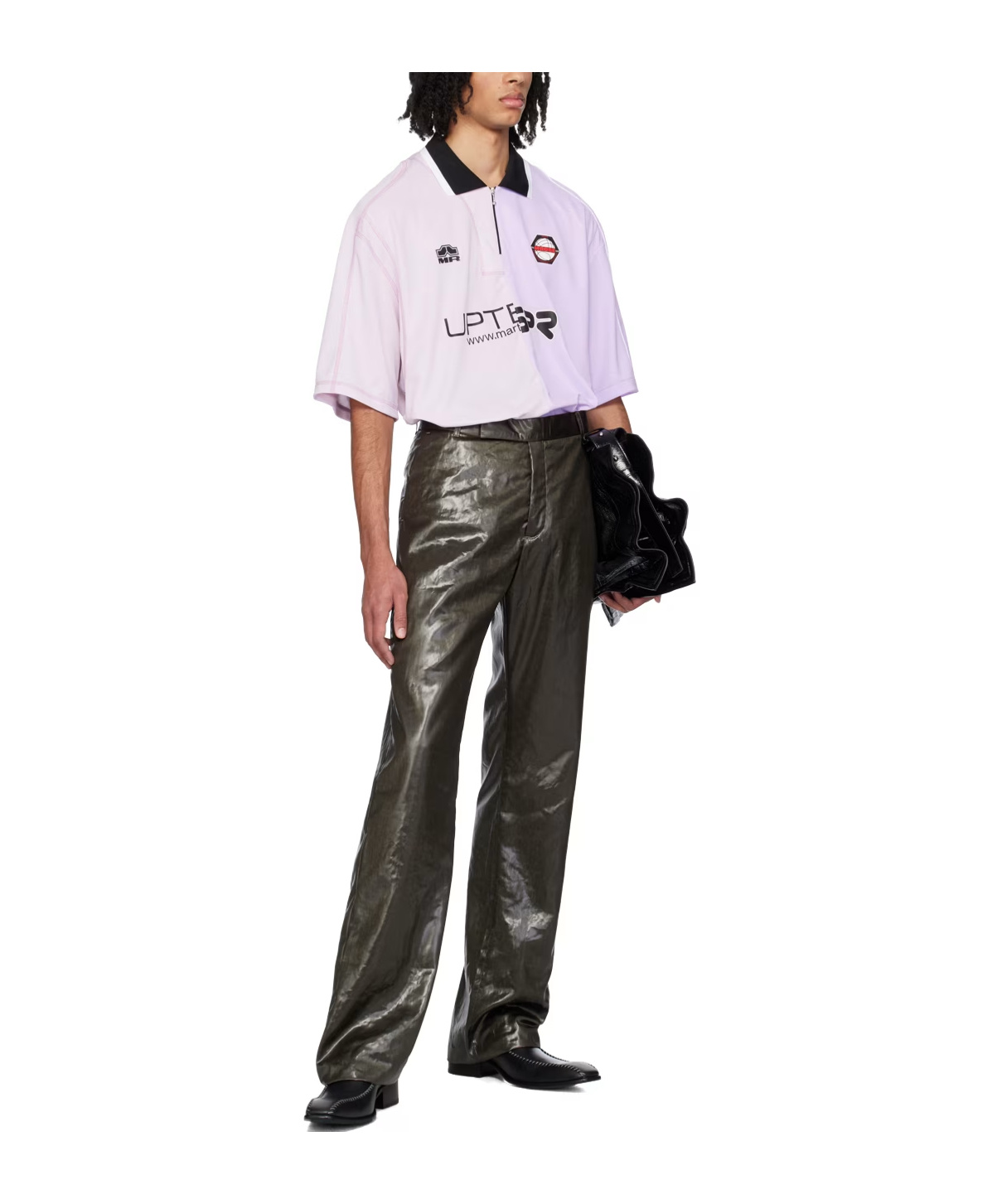 Martine Rose Mid-rise Straight-leg Trousers In Black