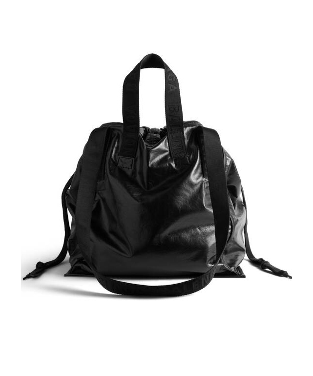 BALENCIAGA MEN'S CARGO LARGE TOTE BAG IN BLACK