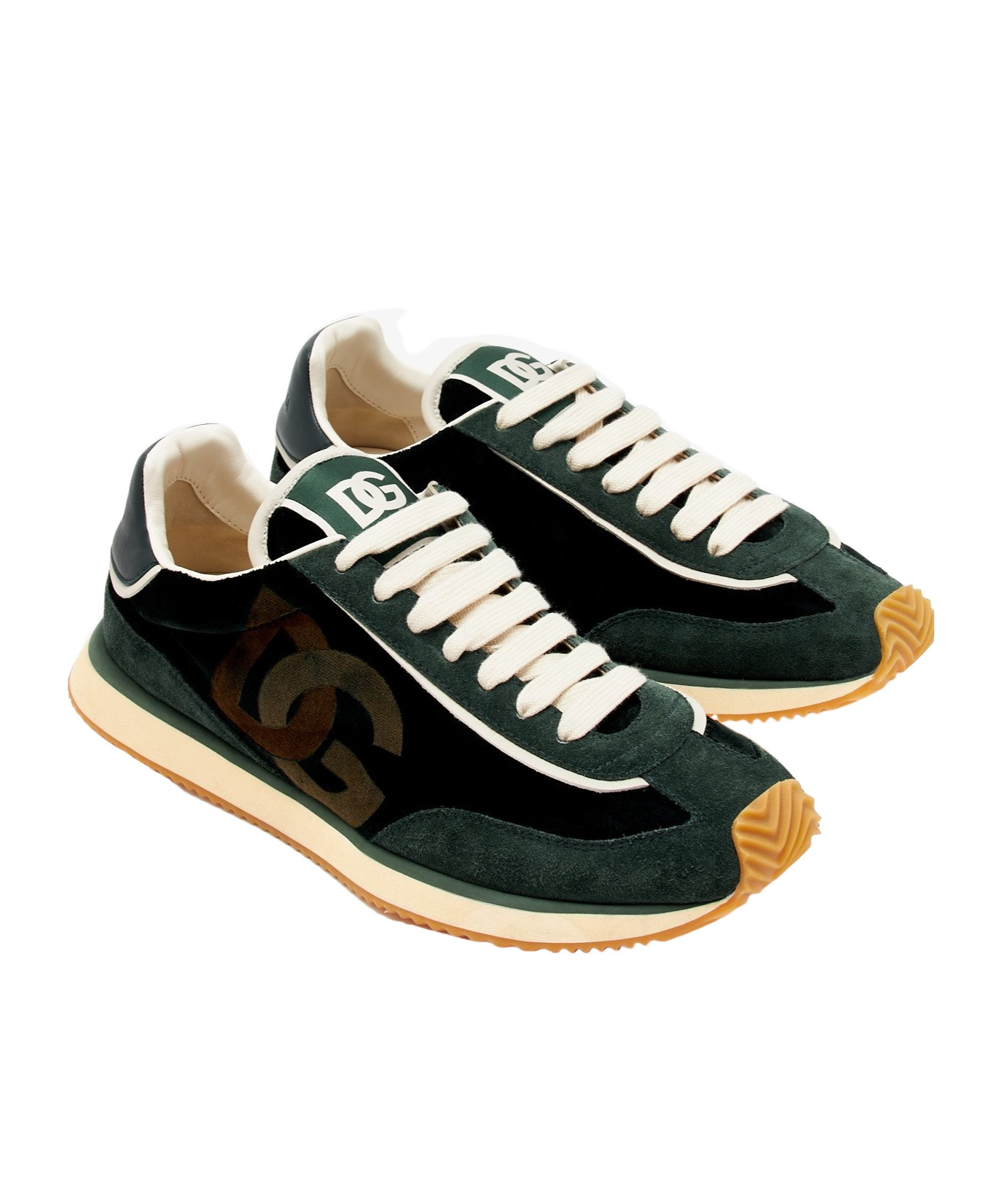 DOLCE & GABBANA DOLCE  GABBANA ROUND TOE DG CUSHION SNEAKERS