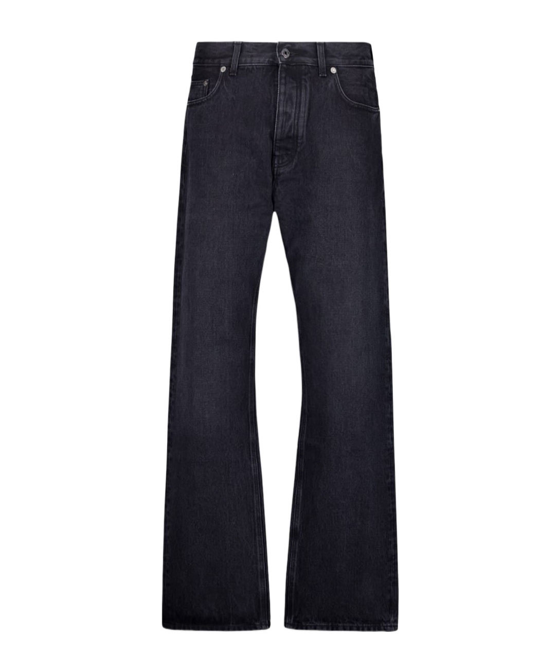 Off-white Belt-loop Jeans In Black