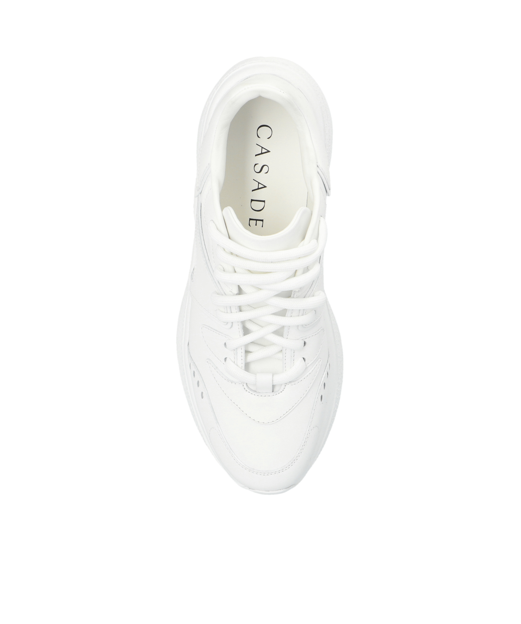 Casadei Laced Sneakers In White