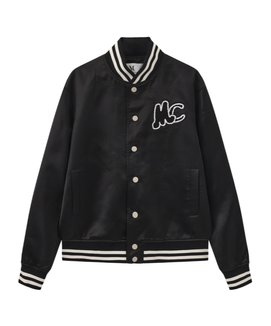 Marissa Chiara Long-sleeved Casual Jacket In Black