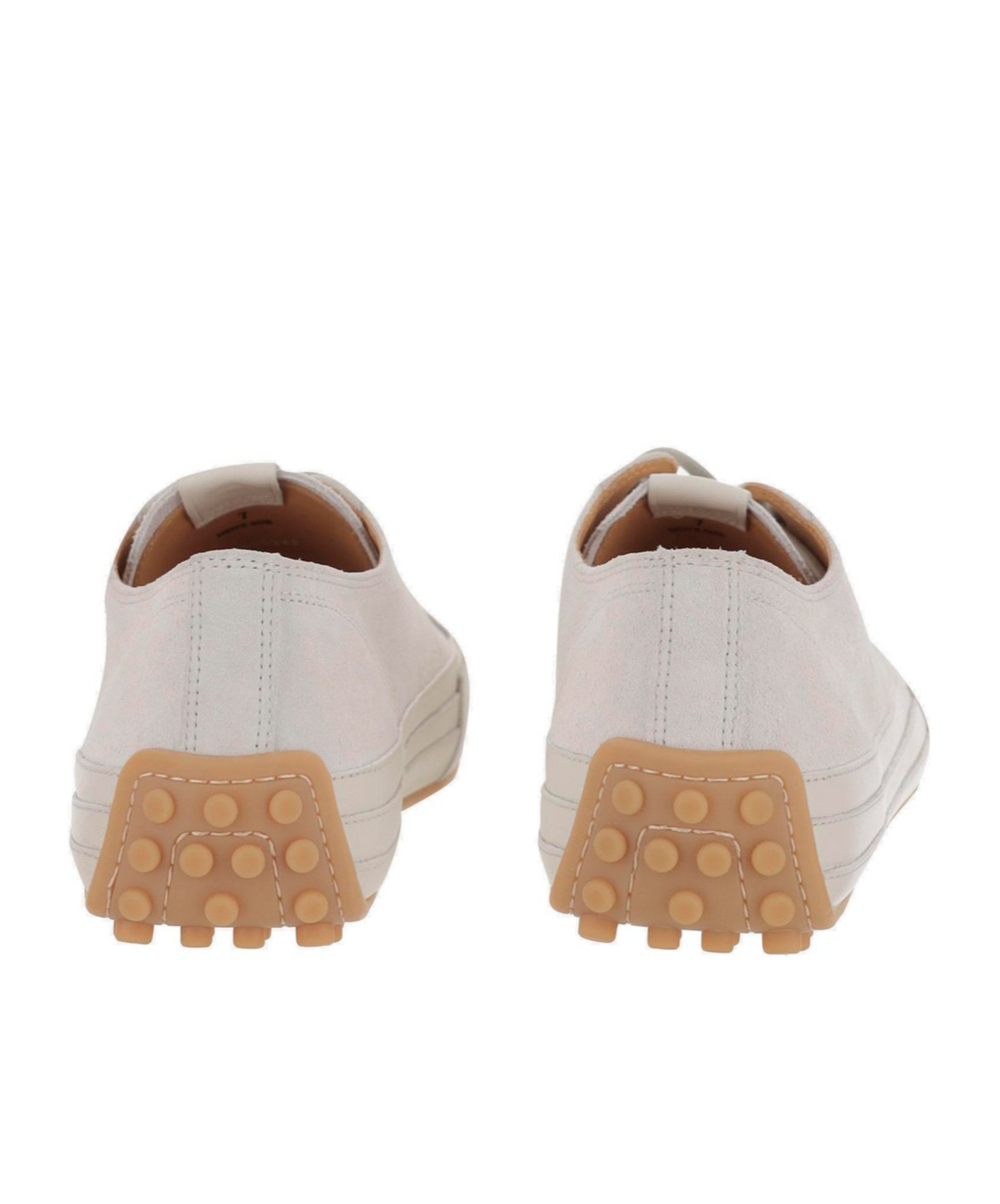 Tod's Suede Leather Sneakers In Gray