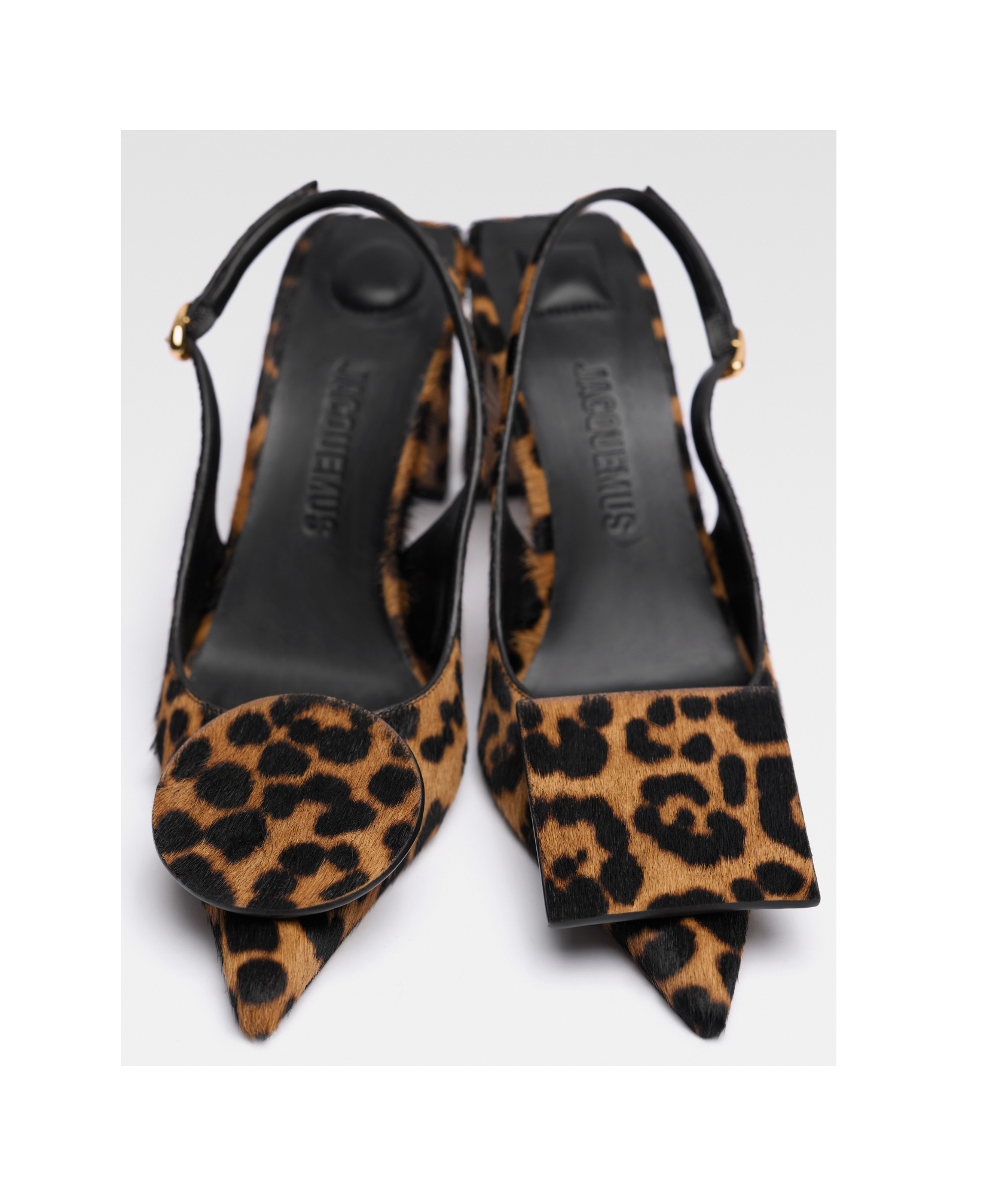 Jacquemus Open-heeled High Heels In Black