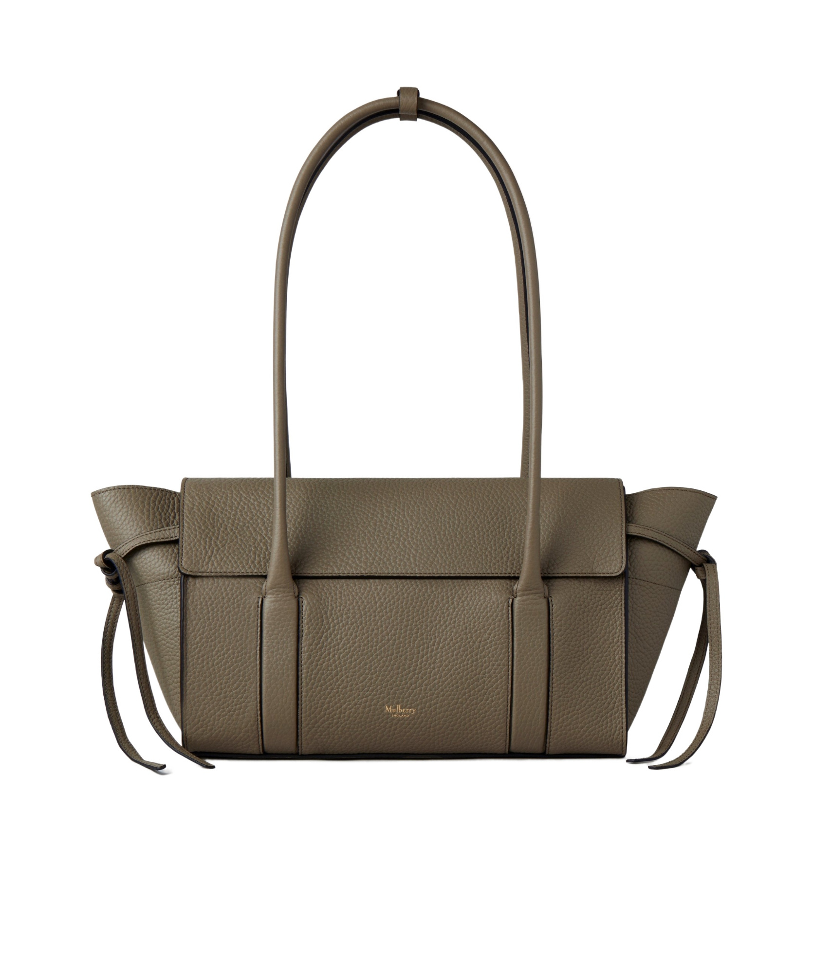 Mulberry Small Soft Bayswater Leather Satchel In Brown