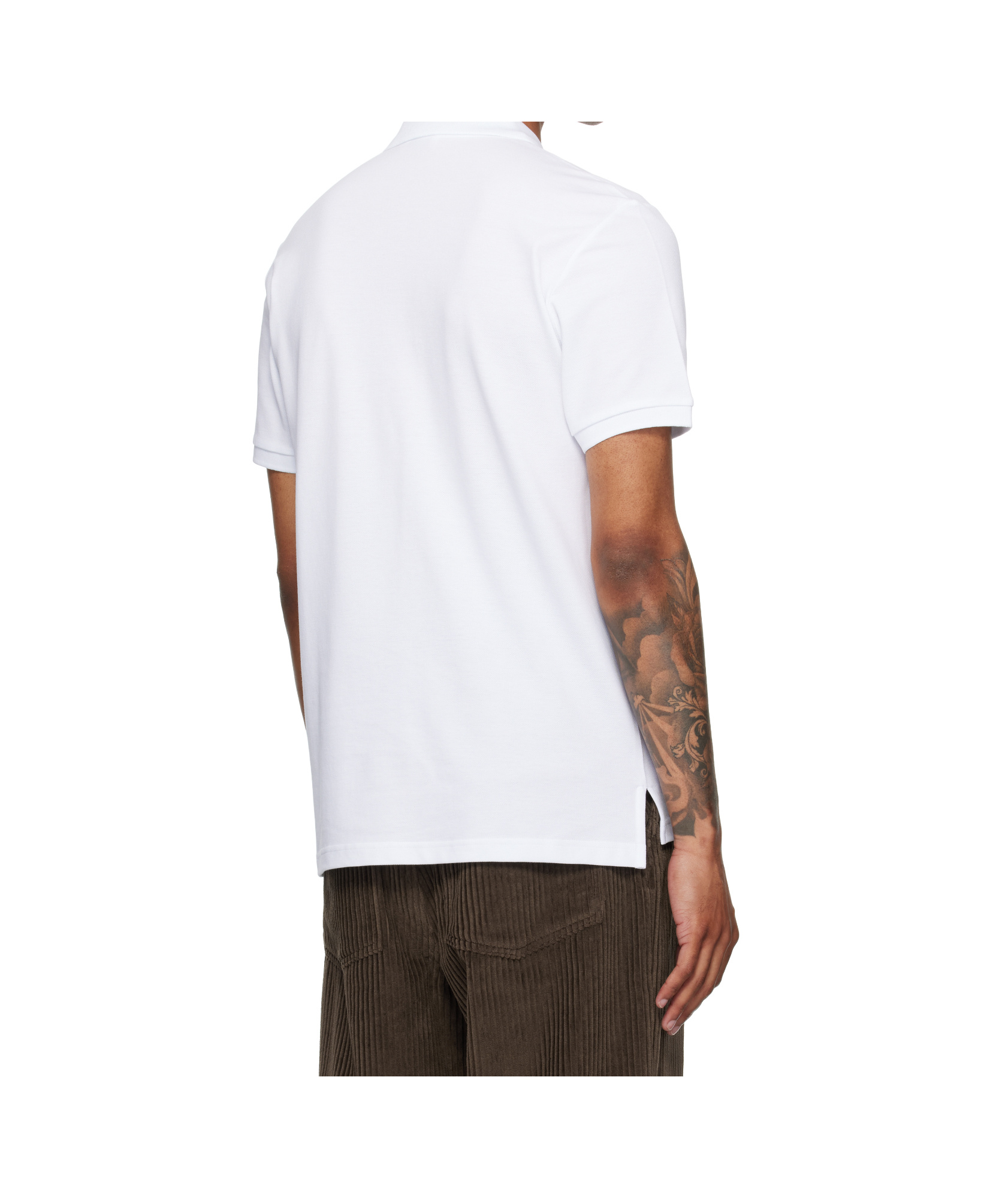 Moschino Short-sleeved Polo Shirt In White