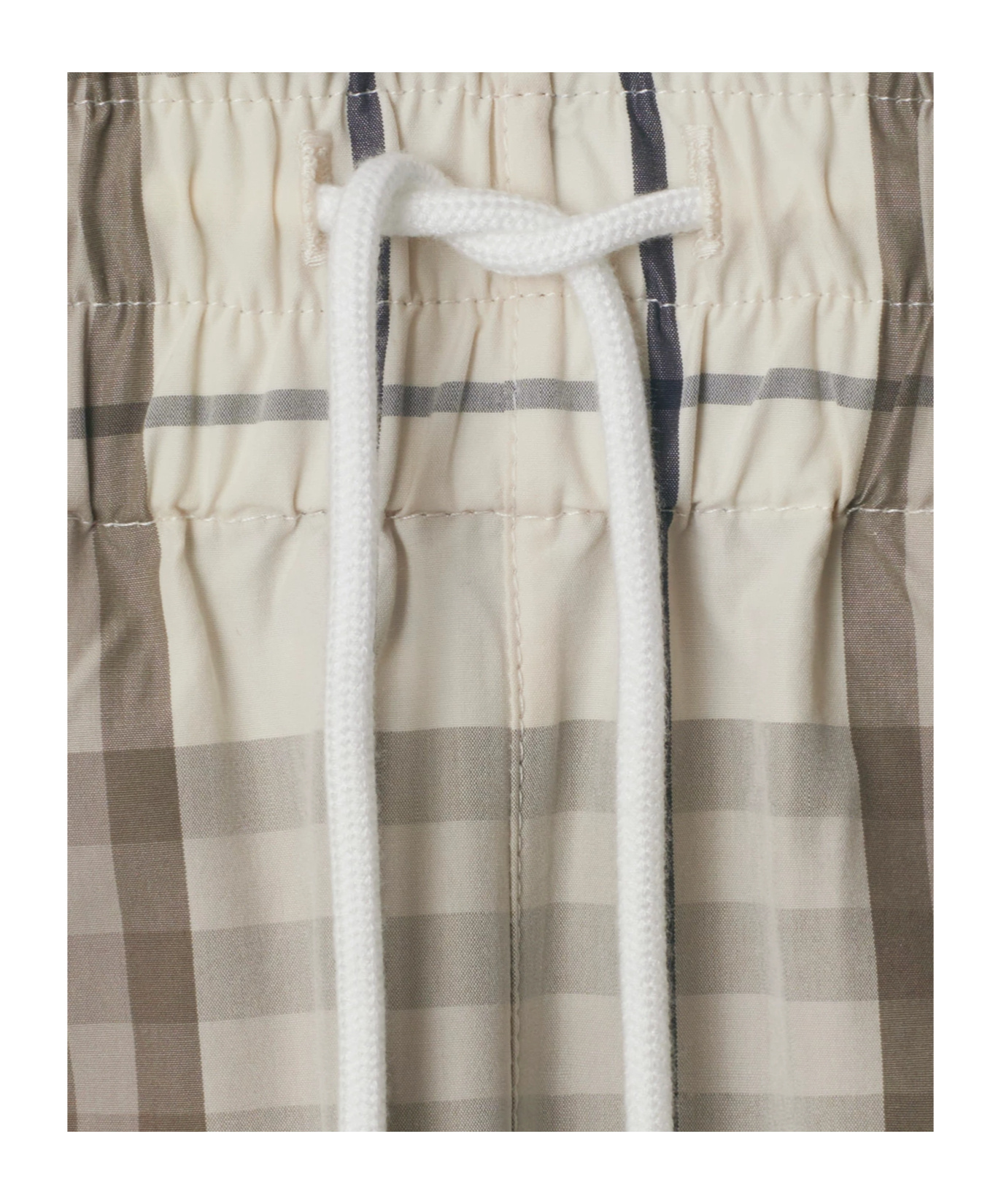 Burberry Check Deck Shorts In Cotton