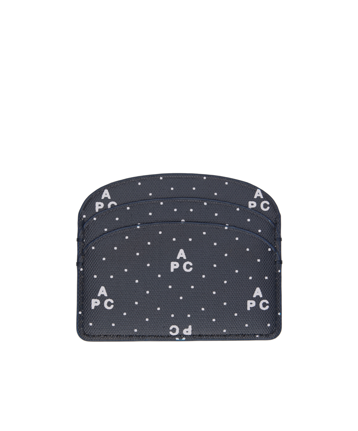 Apc Demi-lune Logo Card Bag In Black