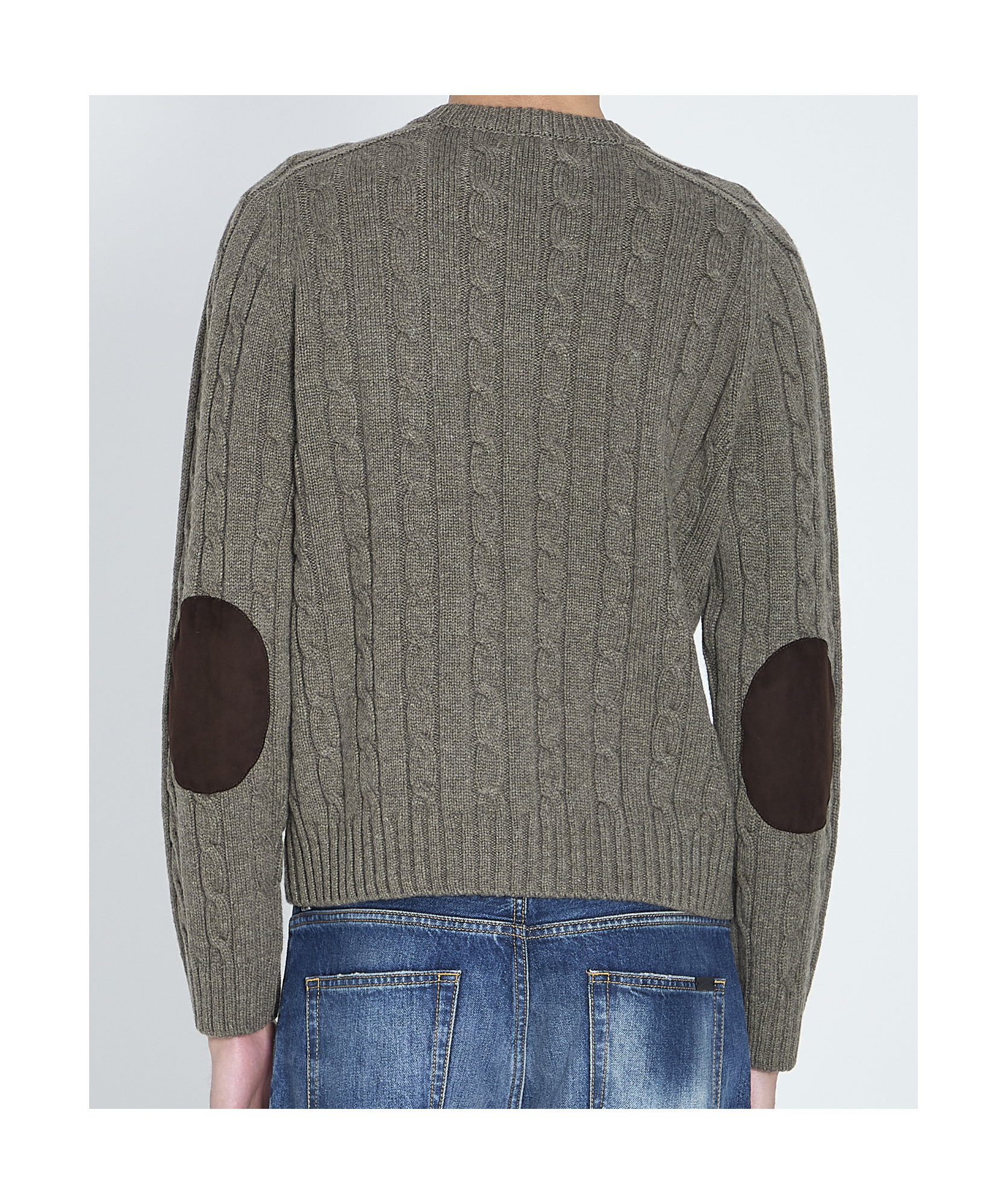 Celine Long-sleeved Sweater In Gray