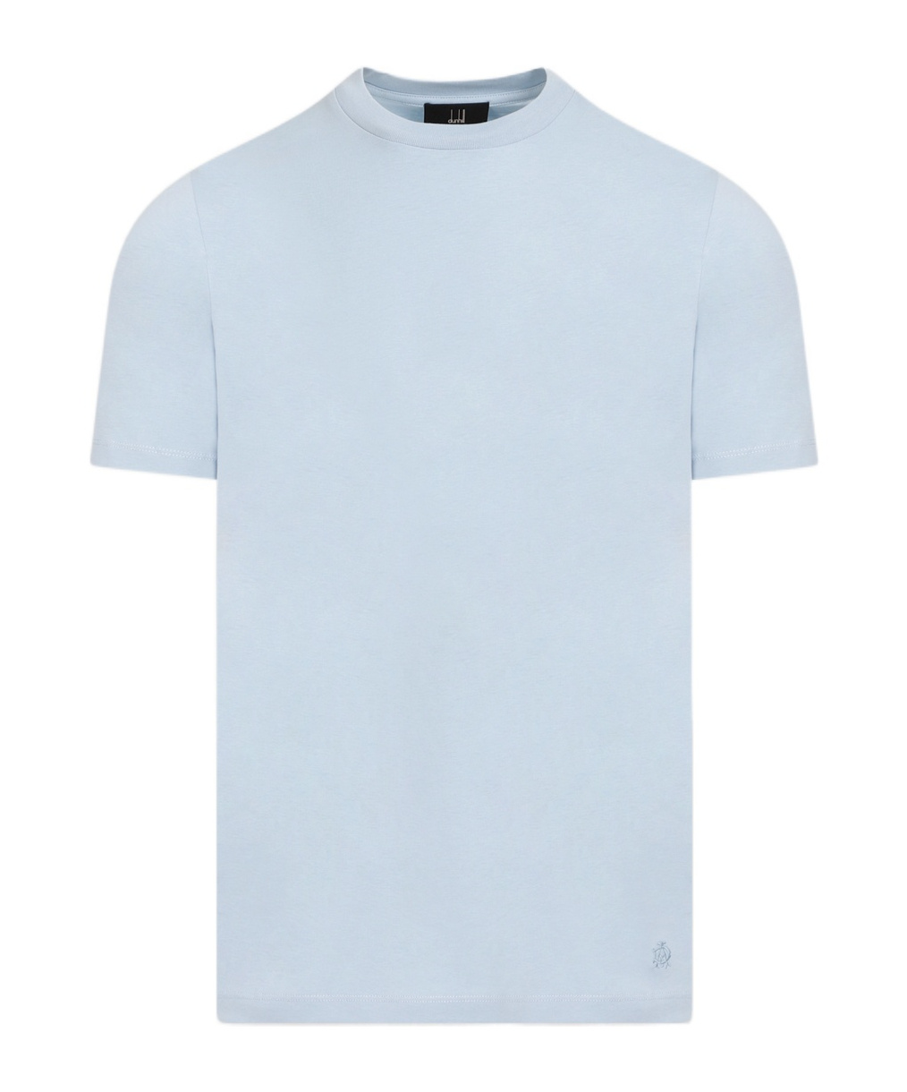 DUNHILL LOGO-EMBROIDERED COTTON T-SHIRT 