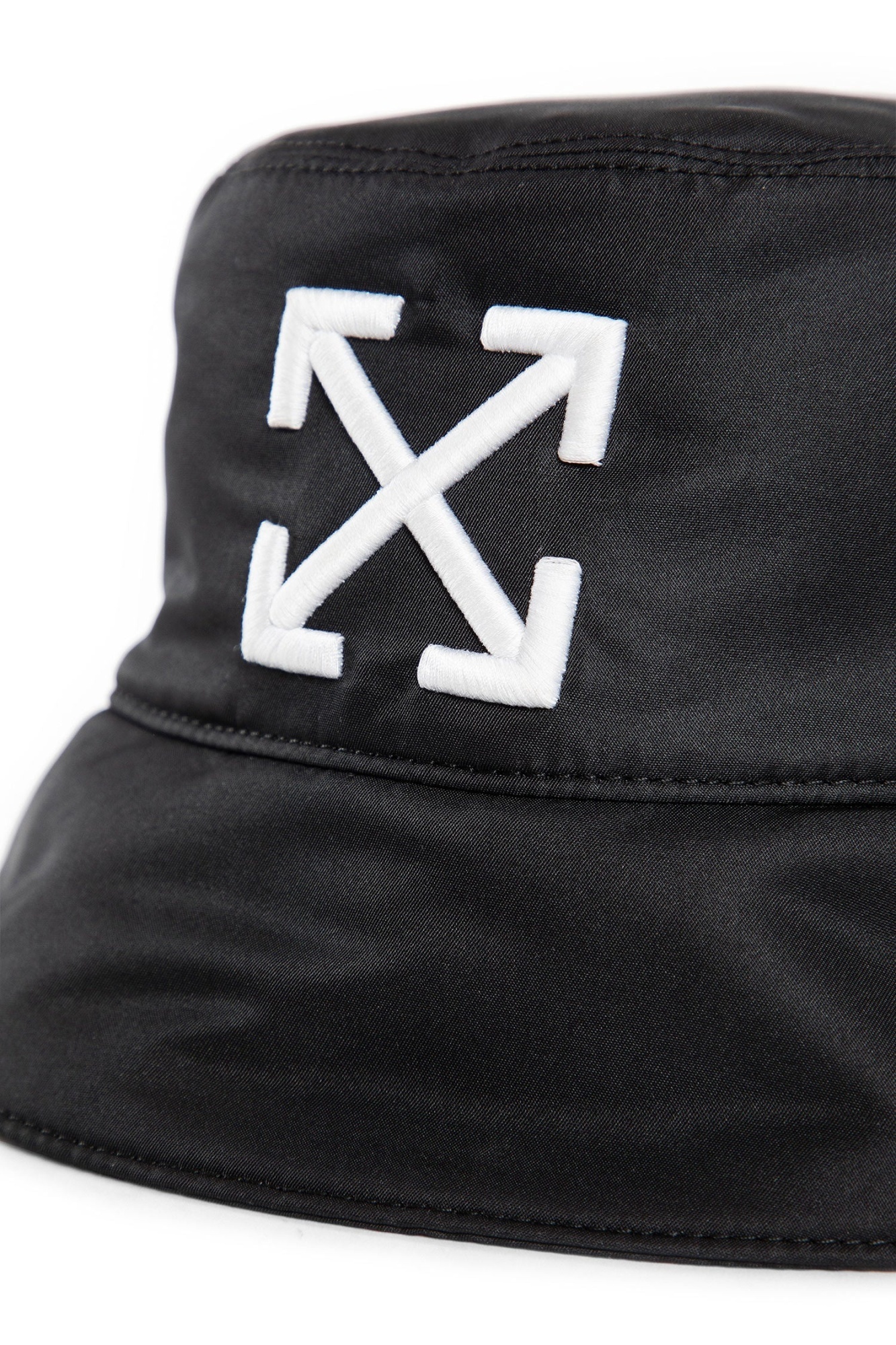 Off-white Arrow Bucket Hat Accessories In Black