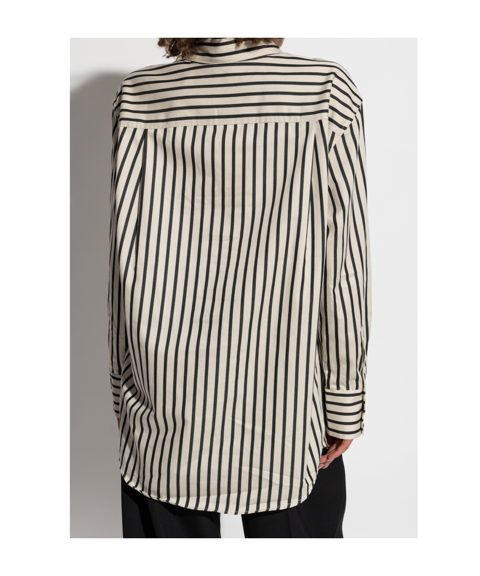 Shop Anine Bing Plaza Shirt In White
