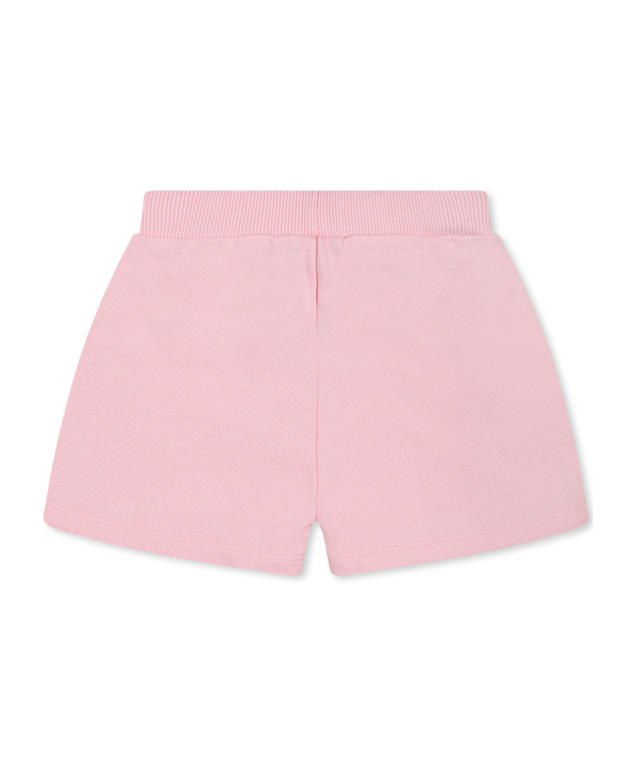 Shop Balmain Elastic Waist Shorts In Pink