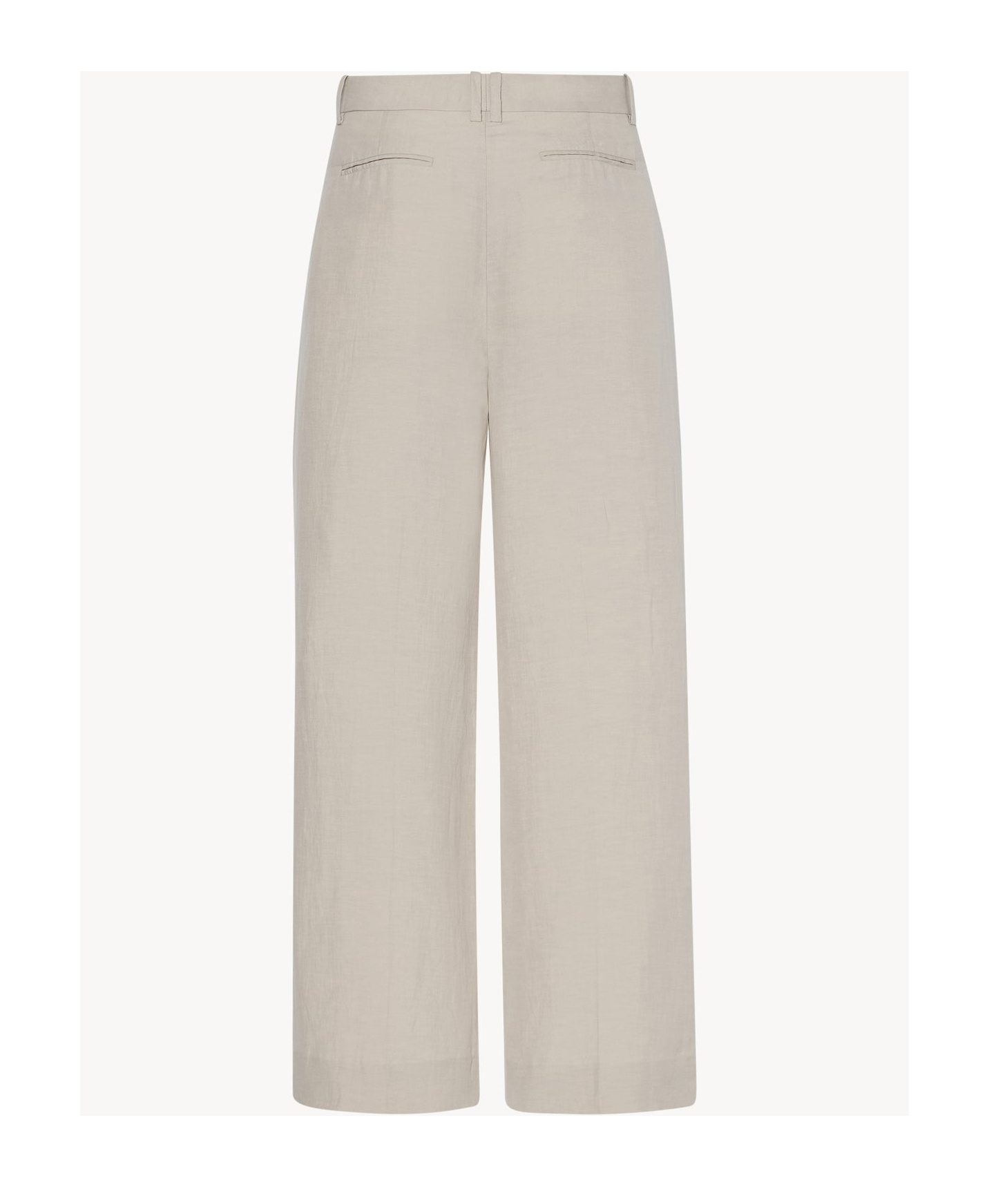 THE ROW NOXY SILK AND LINEN BLENDED PANTS