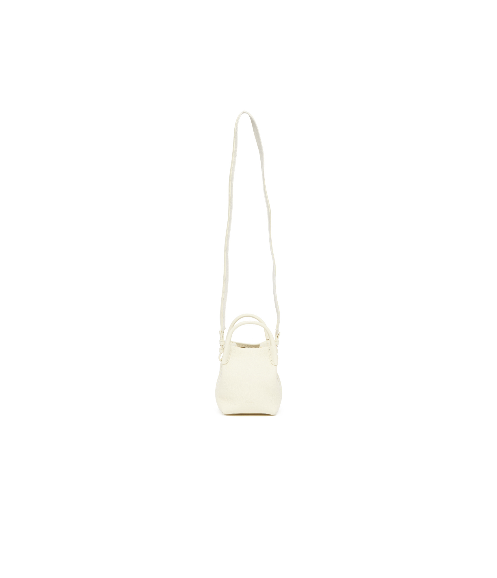 Loro Piana Double Handle Shoulder Bag In White