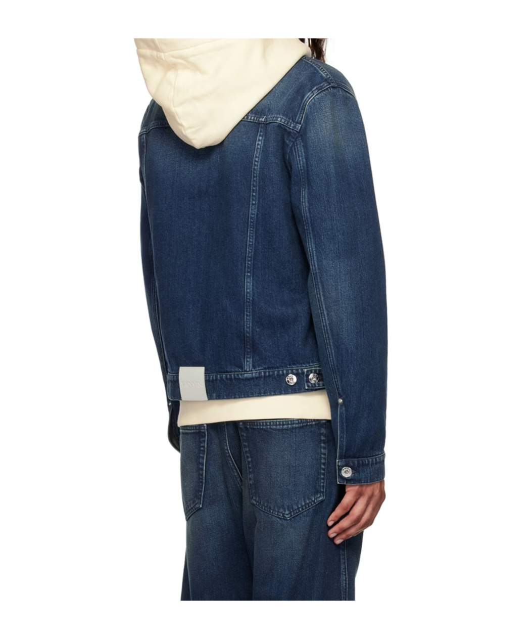 Lanvin Jacket With Patch In Blue