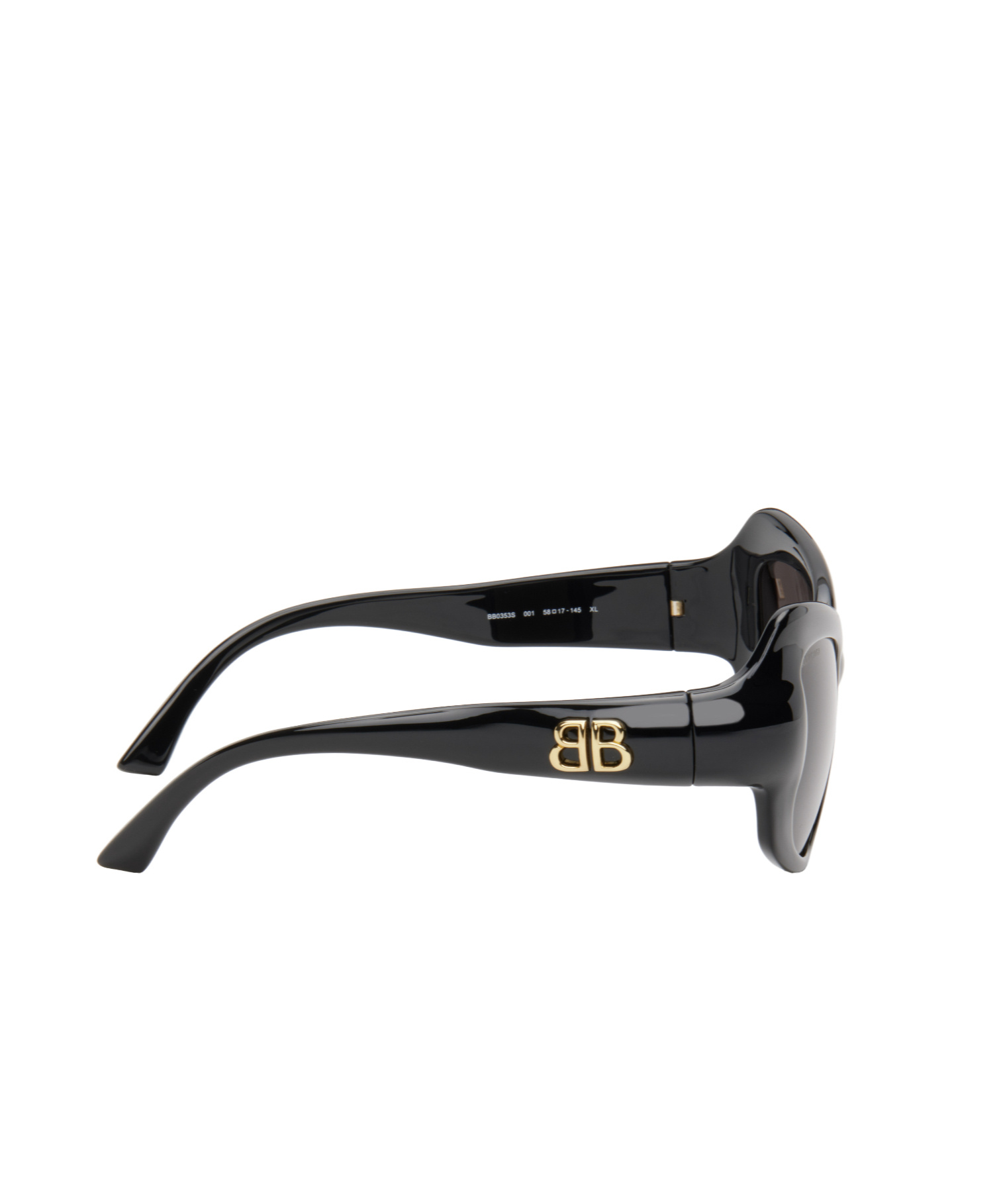 BALENCIAGA BALENCIAGA EYEWEAR LOGO TEMPLE CAT-EYE SUNGLASSES