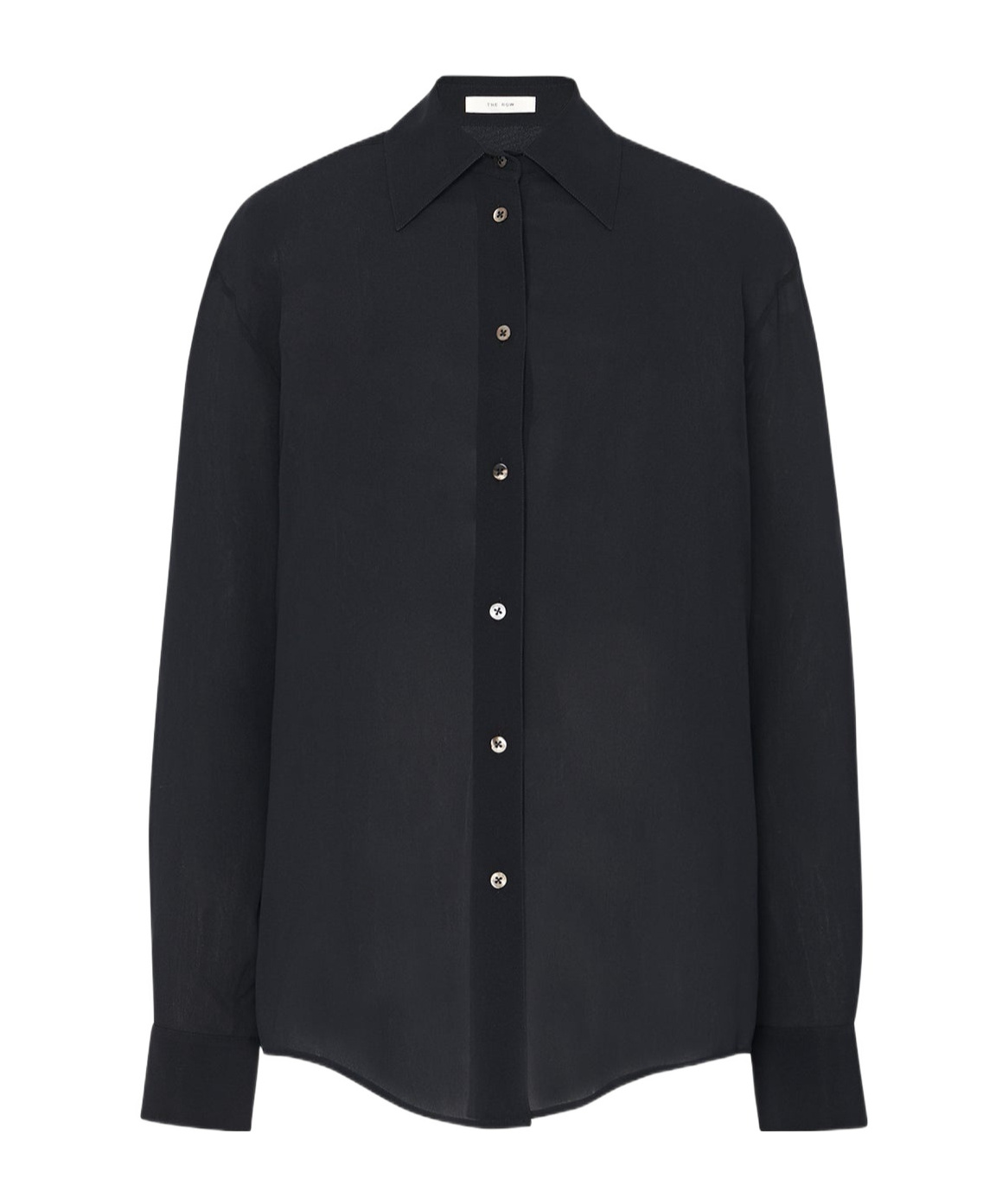 The Row Long-sleeved Shirt In Black