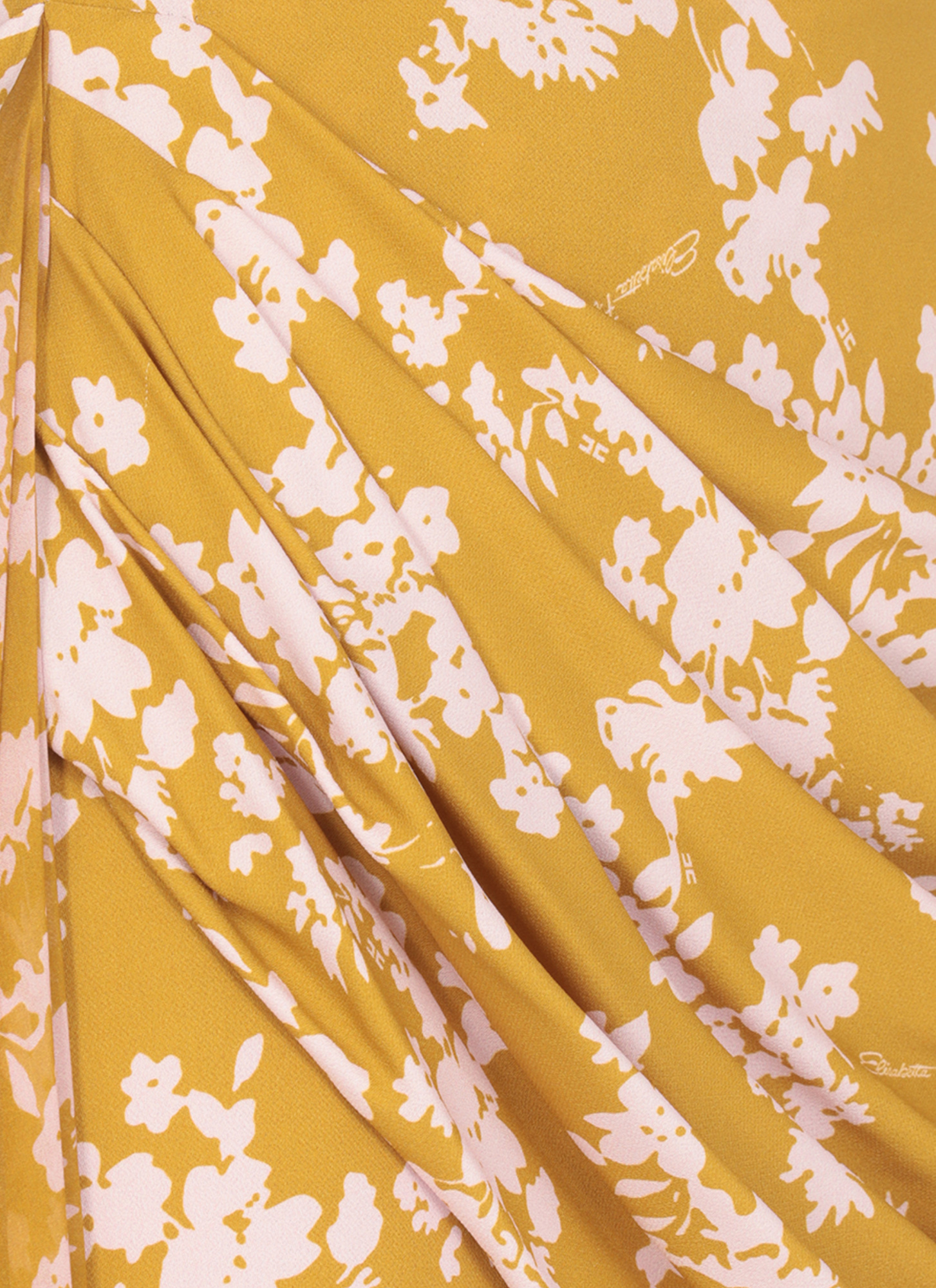 Elisabetta Franchi Viscose Skirt In Yellow
