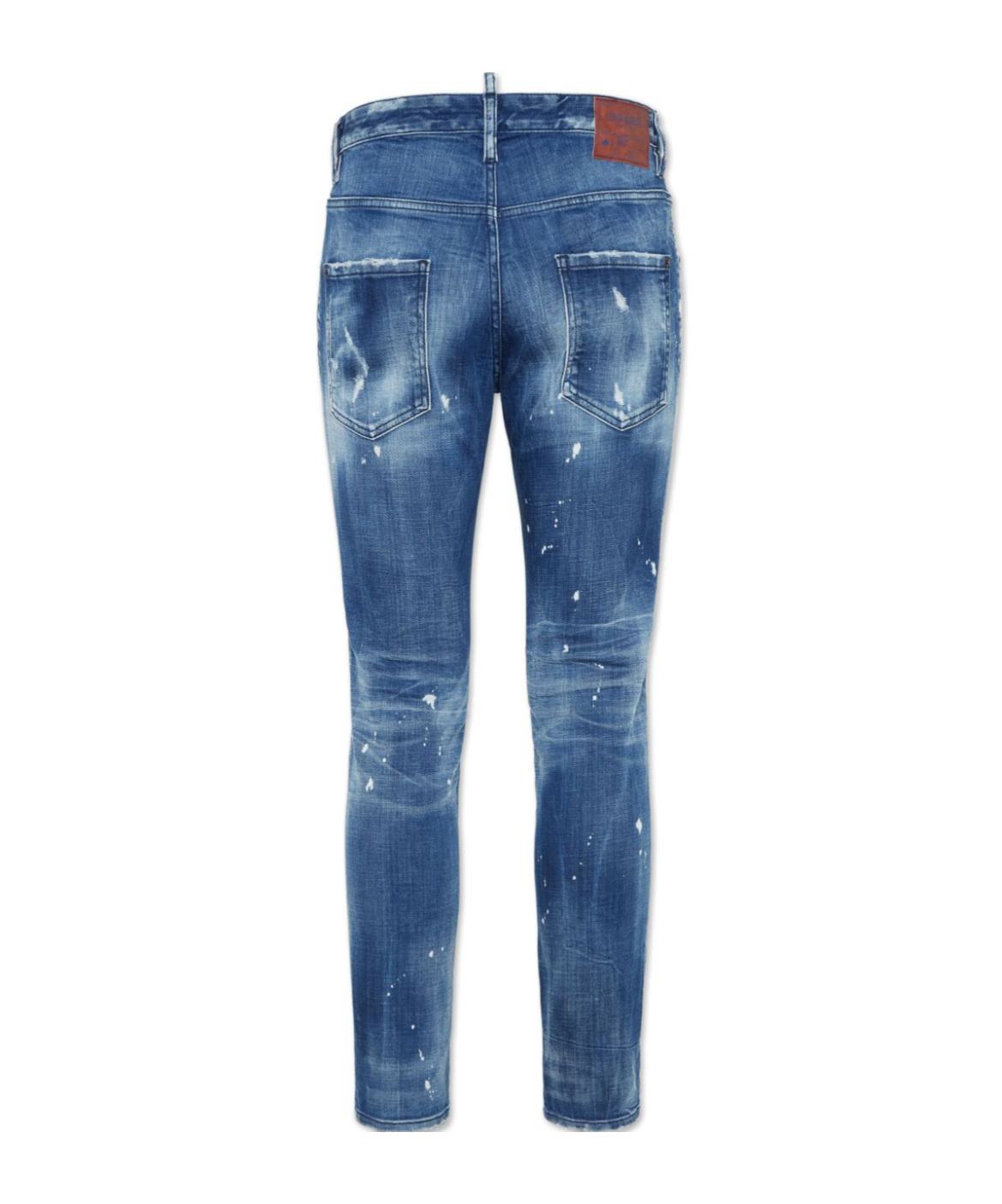 Dsquared2 Dsquared Men Slim Jeans With A Lived-in Effect In Blue