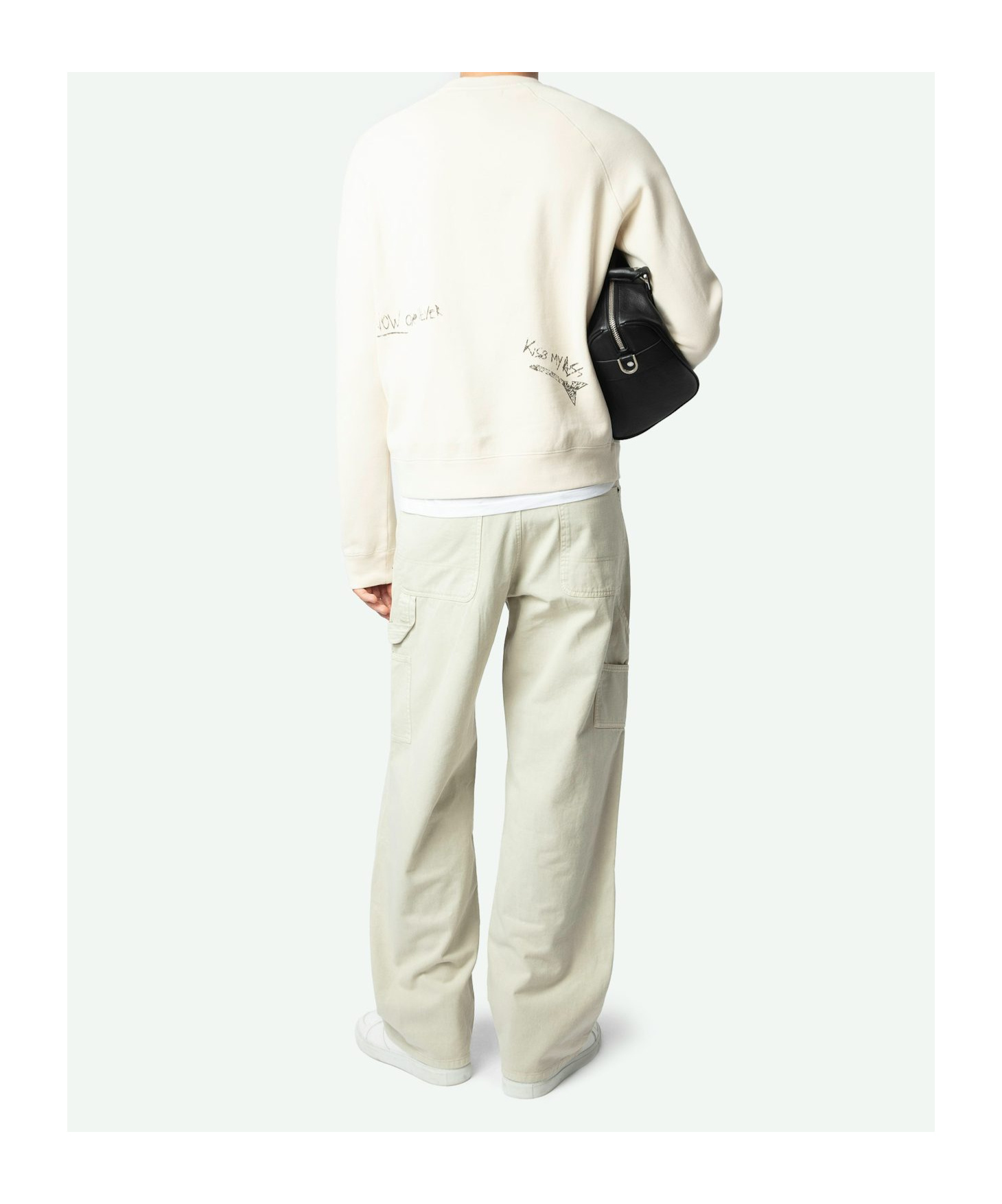 Zadig & Voltaire Uppy Graffiti Print Sweatshirt