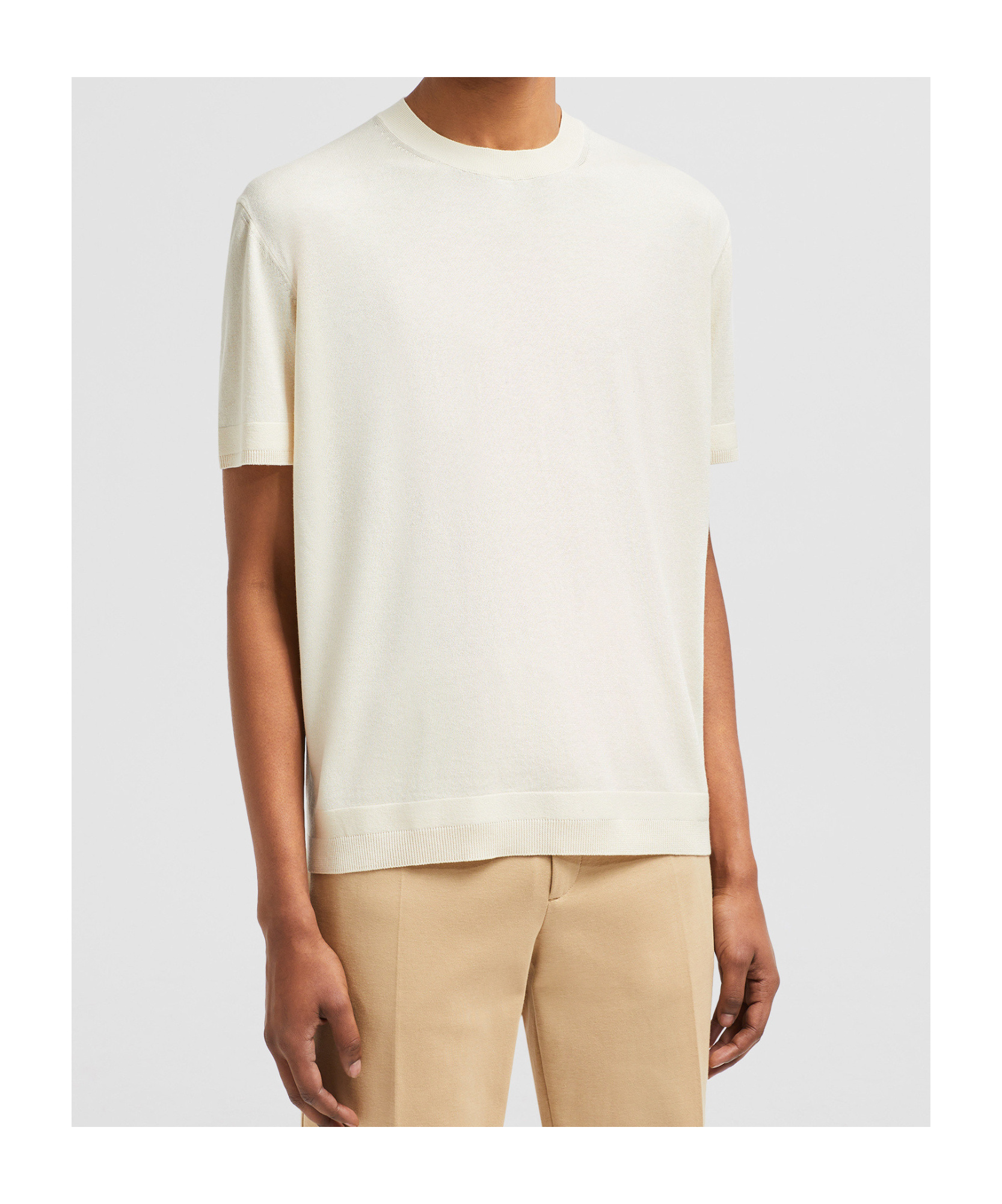 Moncler Item O-neck Short-sleeved T-shirt In White