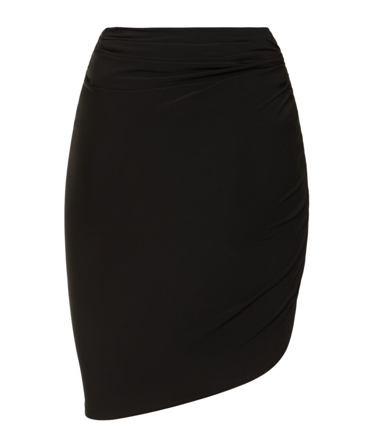 Shop Jacquemus Asymmetrical Knitted Skirt