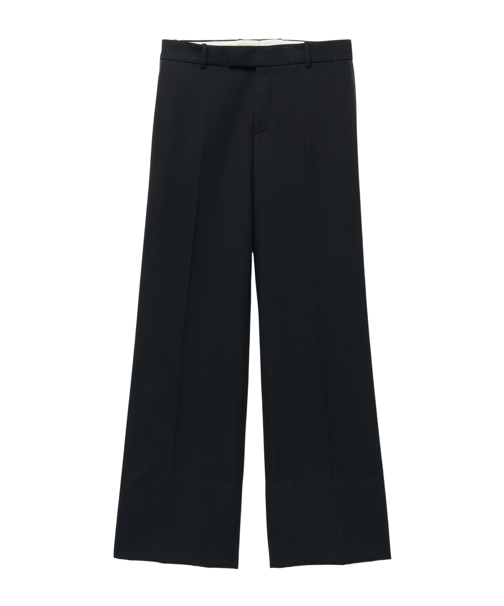 Alexander Mcqueen Low-waist Suit Pants In Black